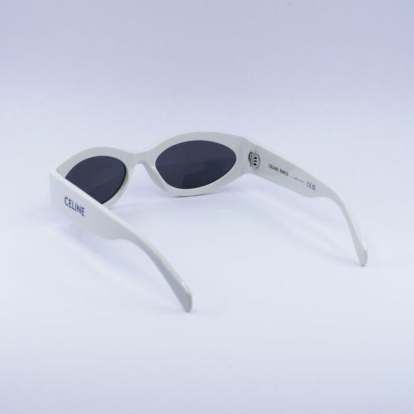 Celine Celine CL40288I 25A MONOCHROMS Sunglasses Ivory Cat Eye Size ONE SIZE - 4 Thumbnail