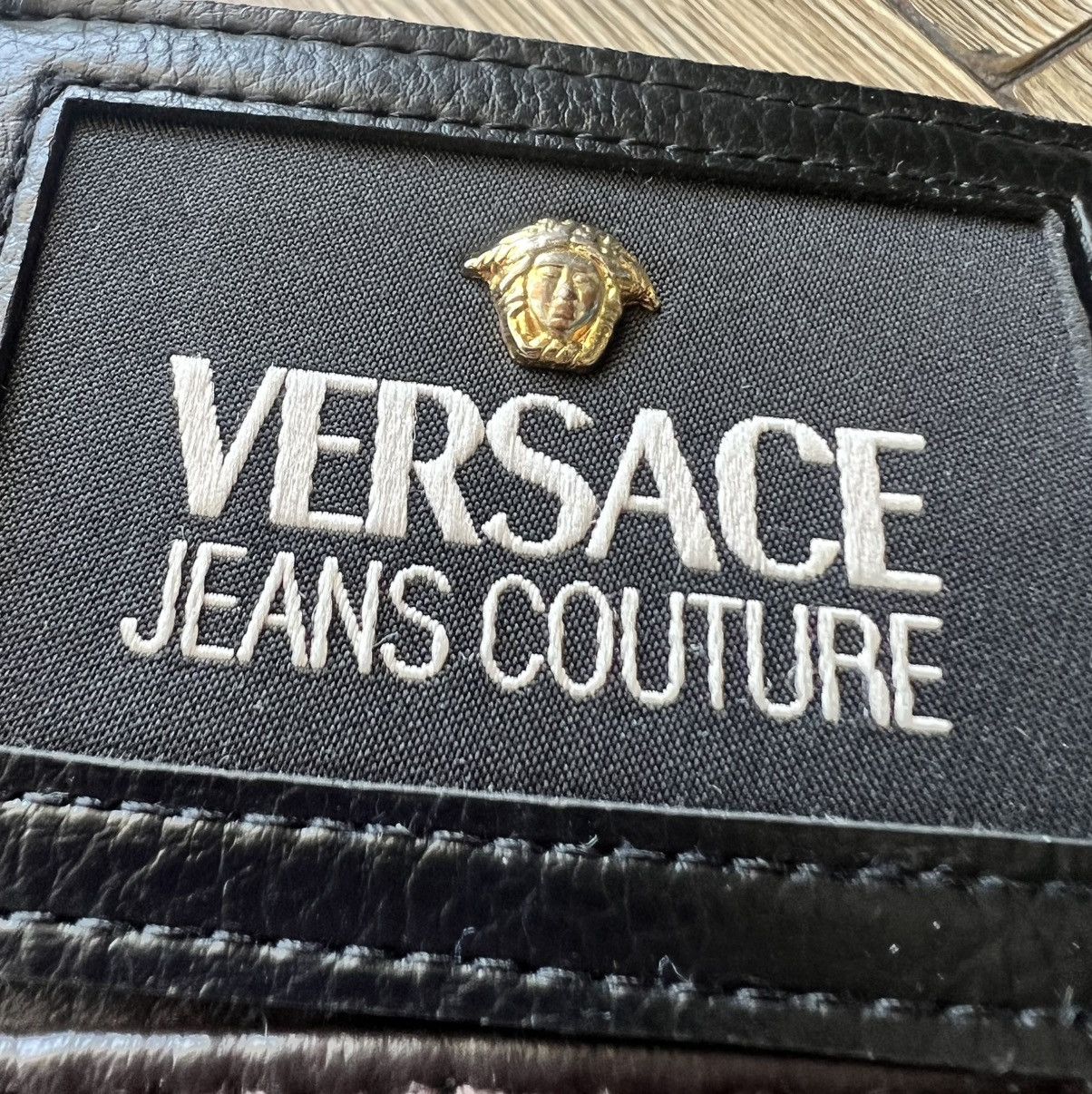 Versace Versace leather warm leggings Size 27" / US 4 / IT 40 - 2 Thumbnail