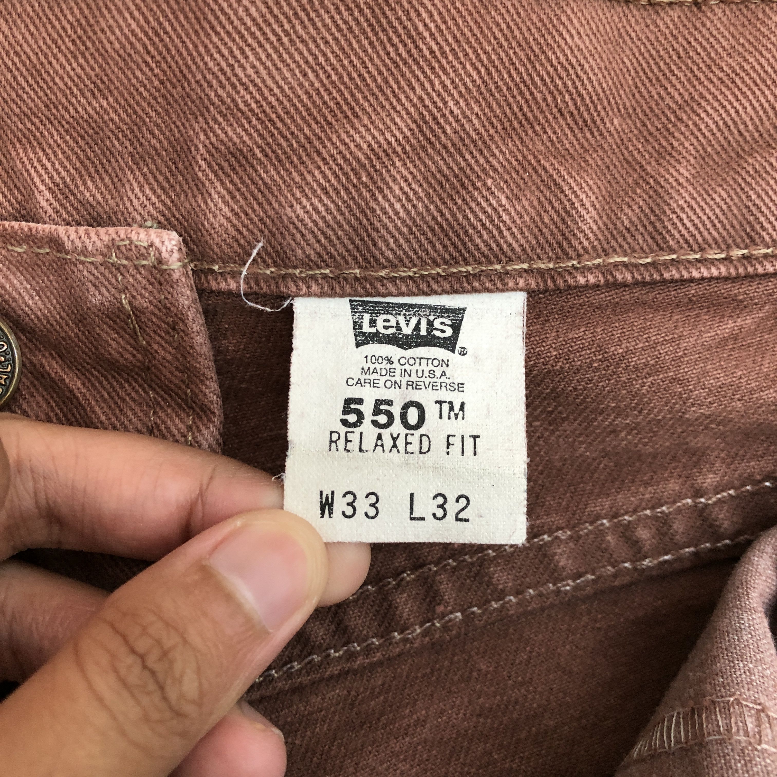Levi's Vintage Levis 550 Baggy Jeans Levi's Faded Light Wash Denim Size US 32 / EU 48 - 9 Thumbnail