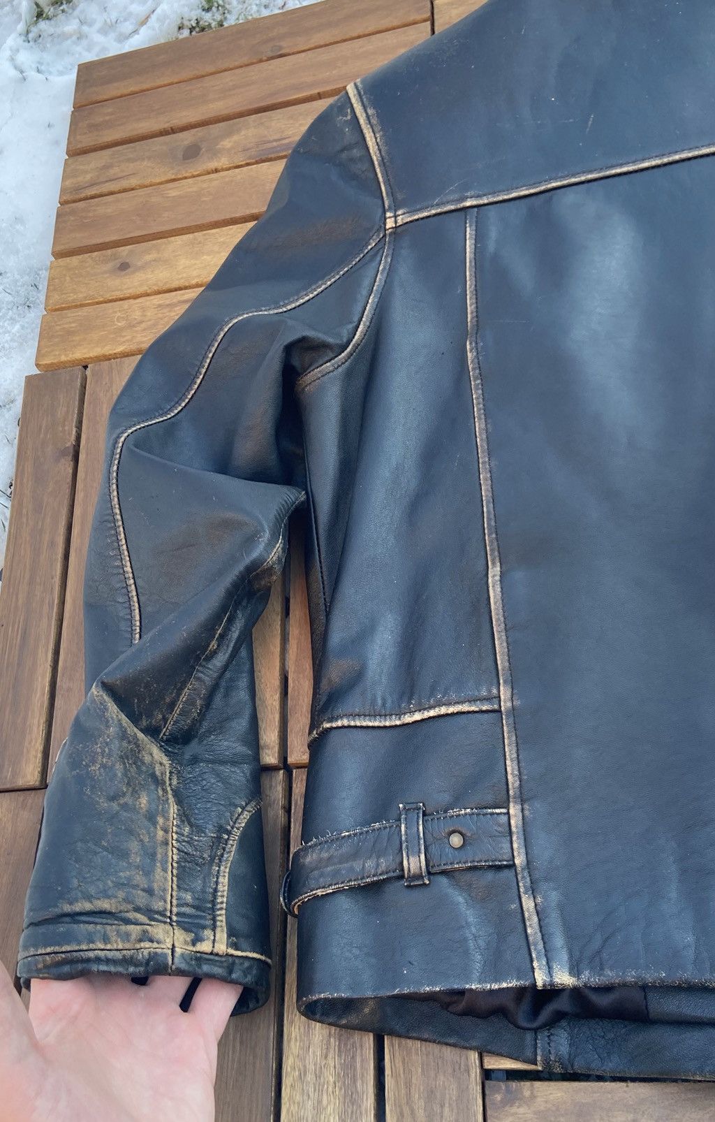 Hugo Boss 🟤Rare Vintage Hugo Boss Leather Jacket🟤 Size US S / EU 44-46 / 1 - 19 Thumbnail
