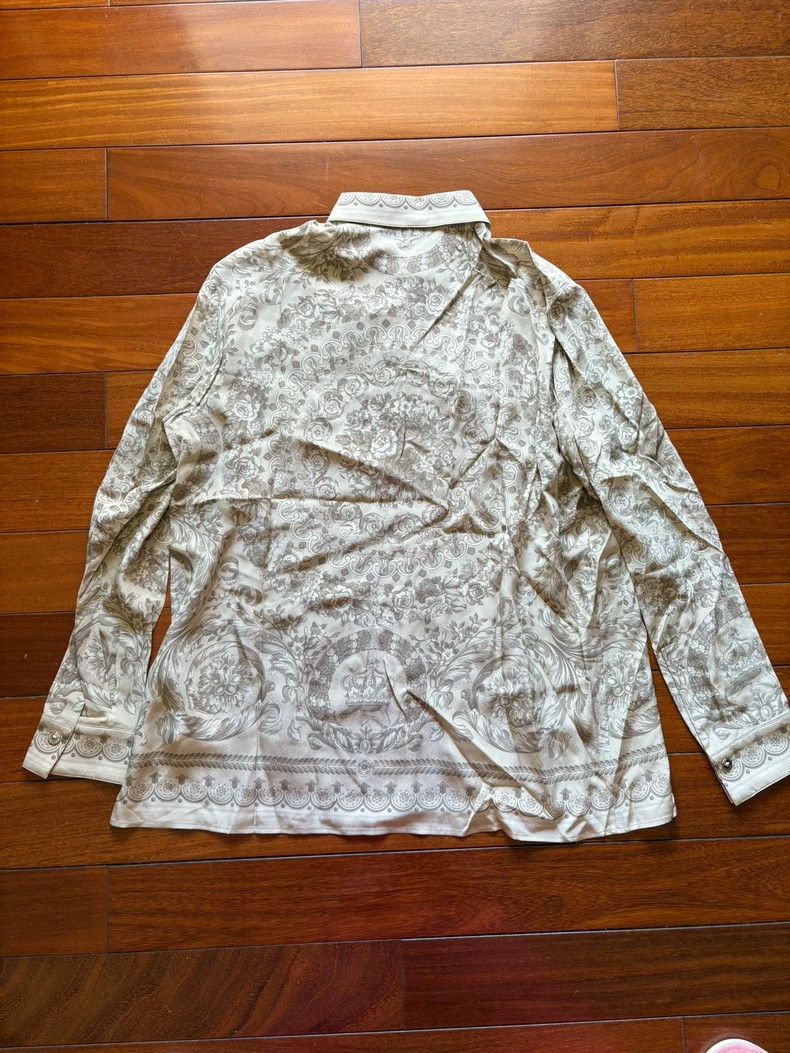 Versace Versace Mulberry silk shirt Size XL / US 12-14 / IT 48-50 - 3 Thumbnail