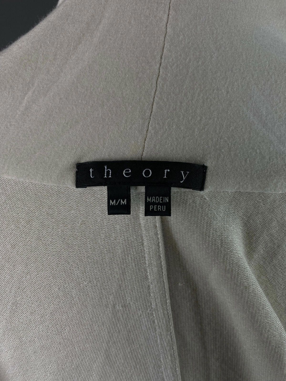 Theory Ladies Theory Grey Ivory Cardigan Cape Size M Size M / US 6-8 / IT 42-44 - 8 Thumbnail