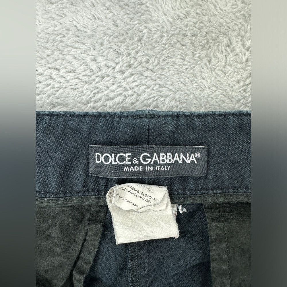 Dolce & Gabbana Dolce Gabbana Womens Size 40 EU/4 US/8 UK Navy Blue Button Size 27" / US 4 / IT 40 - 3 Thumbnail
