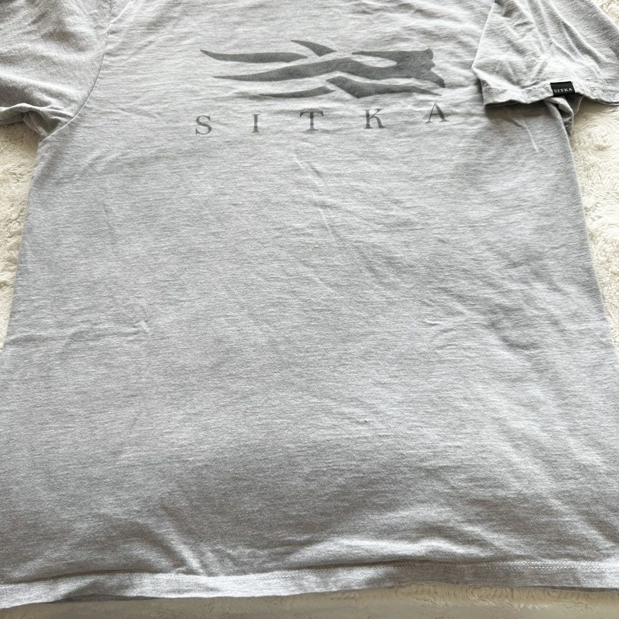 Other Sitka Shirt Tee Mens XL Gray Logo Organic Cotton Hunting Size US XL / EU 56 / 4 - 5 Thumbnail