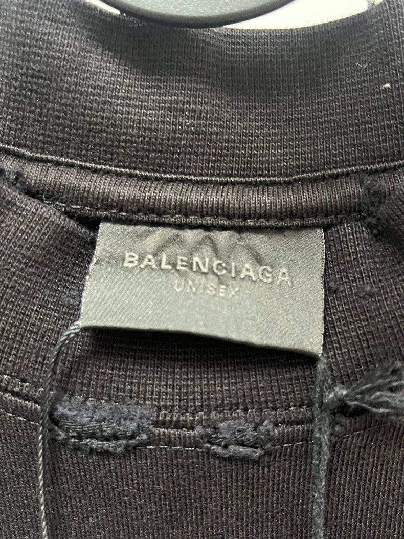 Balenciaga Balenciaga Black CD Short Sleeve Size US XS / EU 42 / 0 - 5 Thumbnail