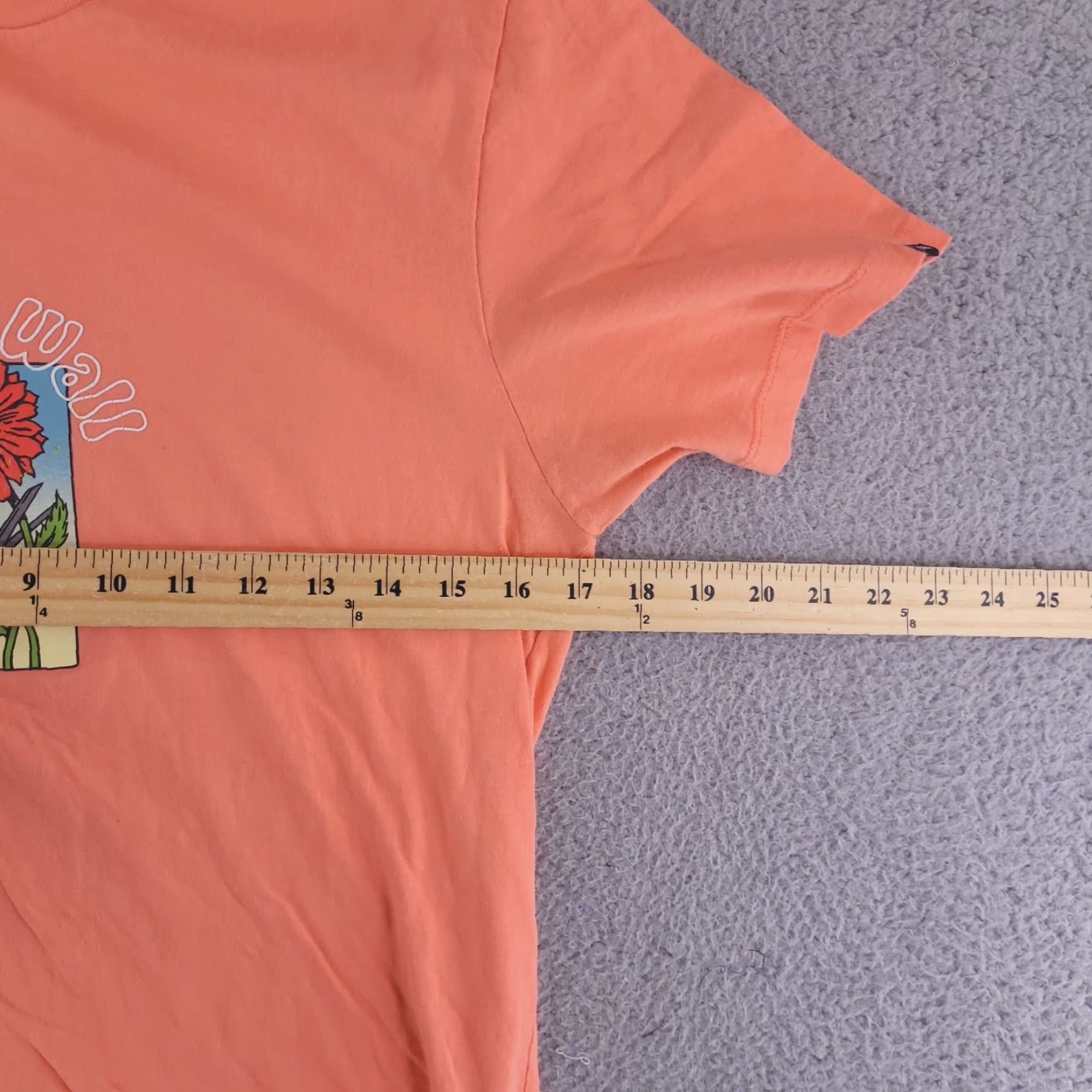 Vans Vans Shirt Mens Small Slim Fit Off the Wall Short Sleeve Orange Size US S / EU 44-46 / 1 - 6 Thumbnail
