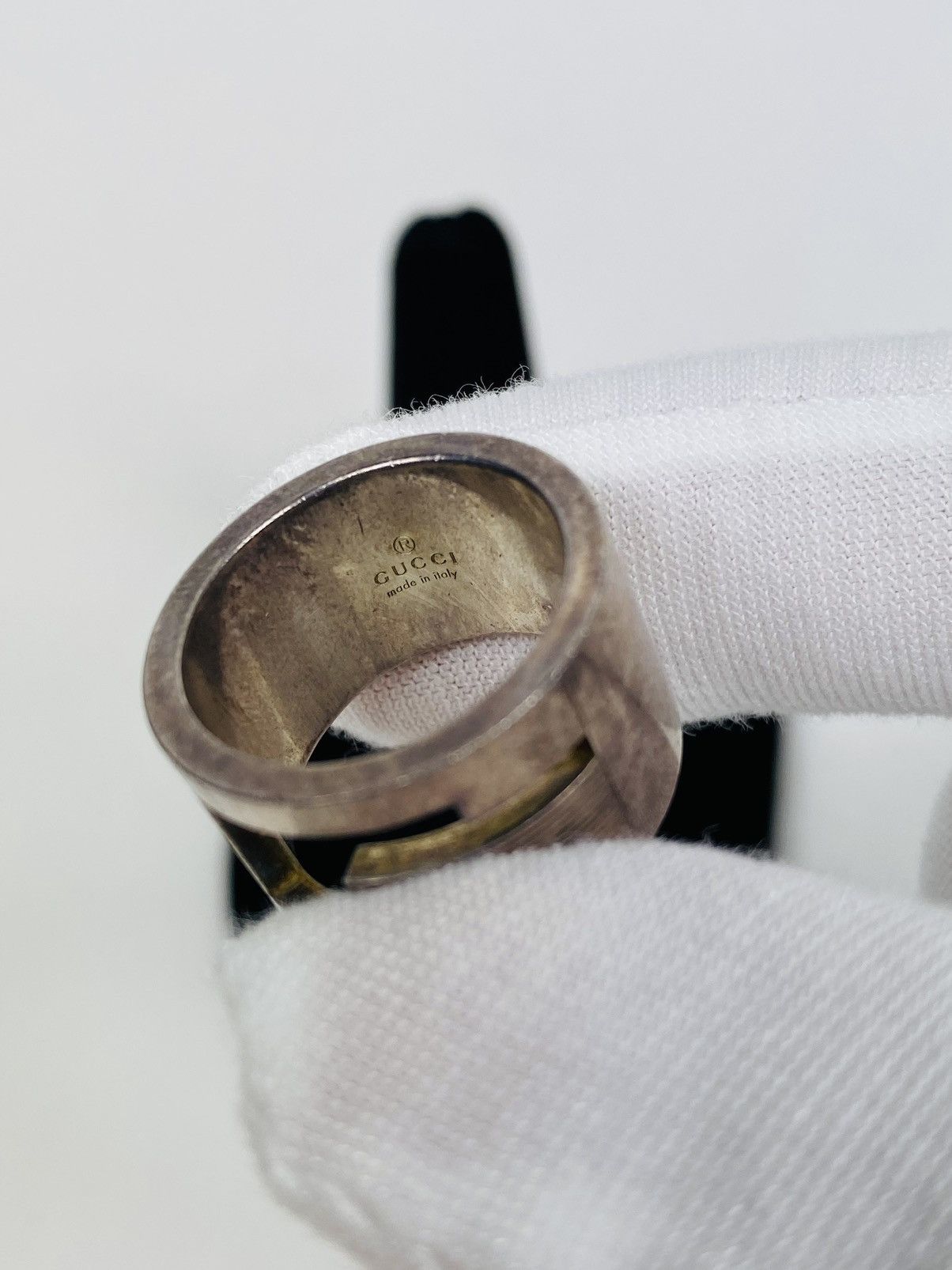 Gucci Gucci .925 Silver G Ring size IT 13 Size ONE SIZE - 4 Thumbnail