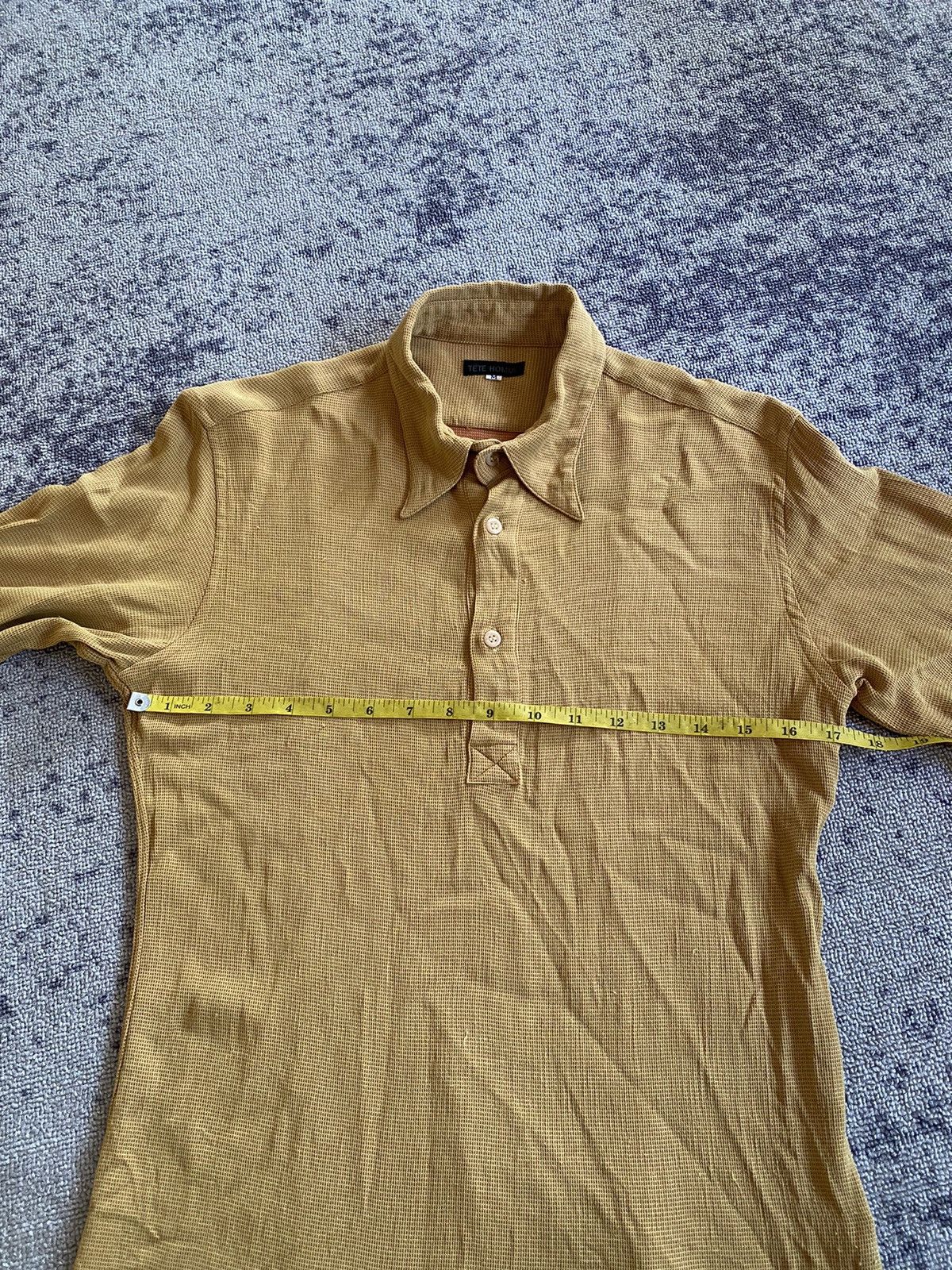 Issey Miyake × Japanese Brand × Tete Homme Tete Homme issey miyake polo shirt Size US M / EU 48-50 / 2 - 9 Thumbnail