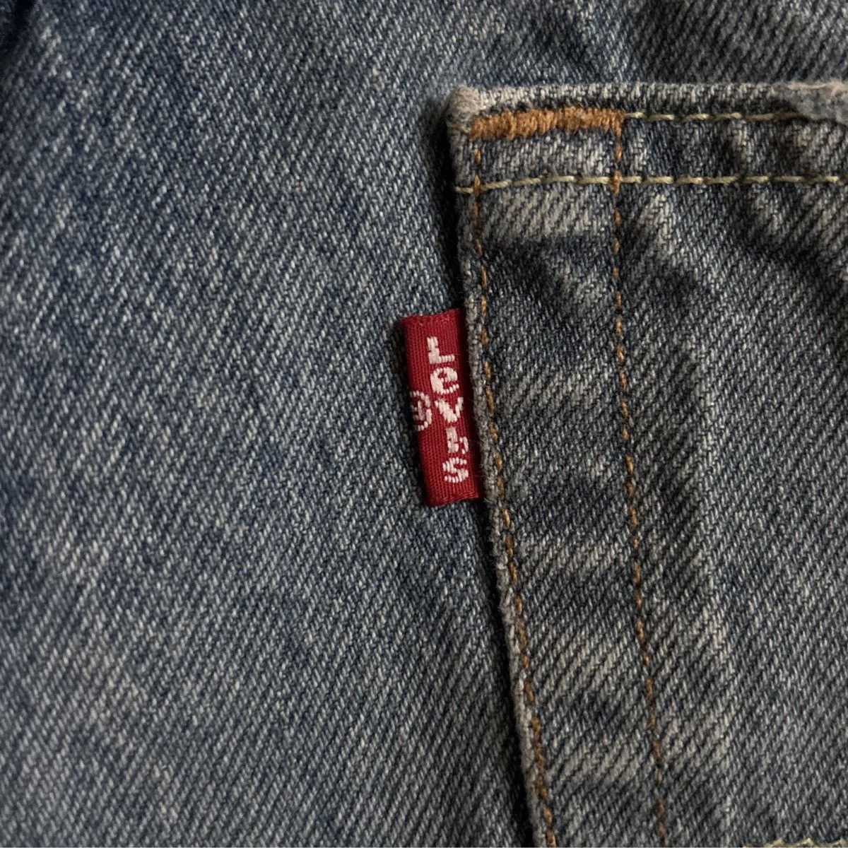 Levi's Levis 569 Jeans Mens 32x32 Blue Straight Distressed Denim Size US 32 / EU 48 - 13 Thumbnail