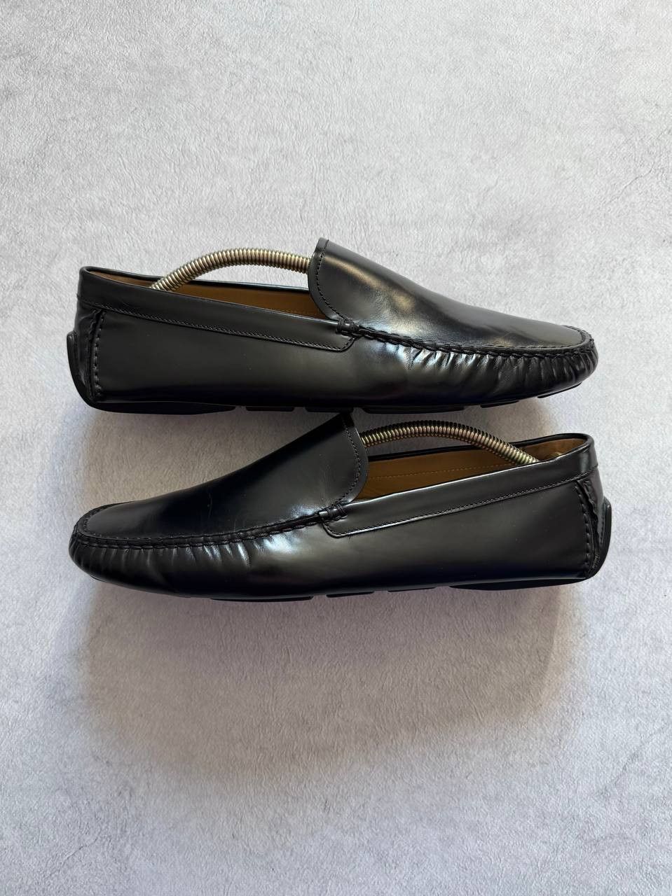 Bally Bally Walton Leather Drivers Black Loafers Men's Shoes Size US 12 / EU 45 - 1 Thumbnail