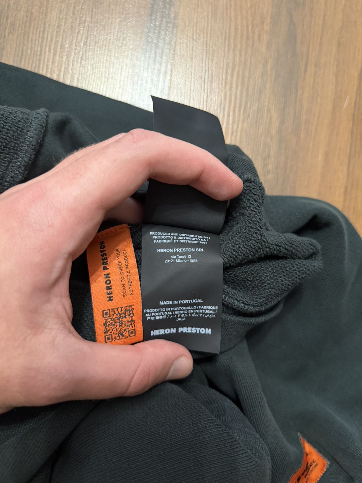 Heron Preston Heron Preston Black Purple Hoodie Size US L / EU 52-54 / 3 - 6 Thumbnail