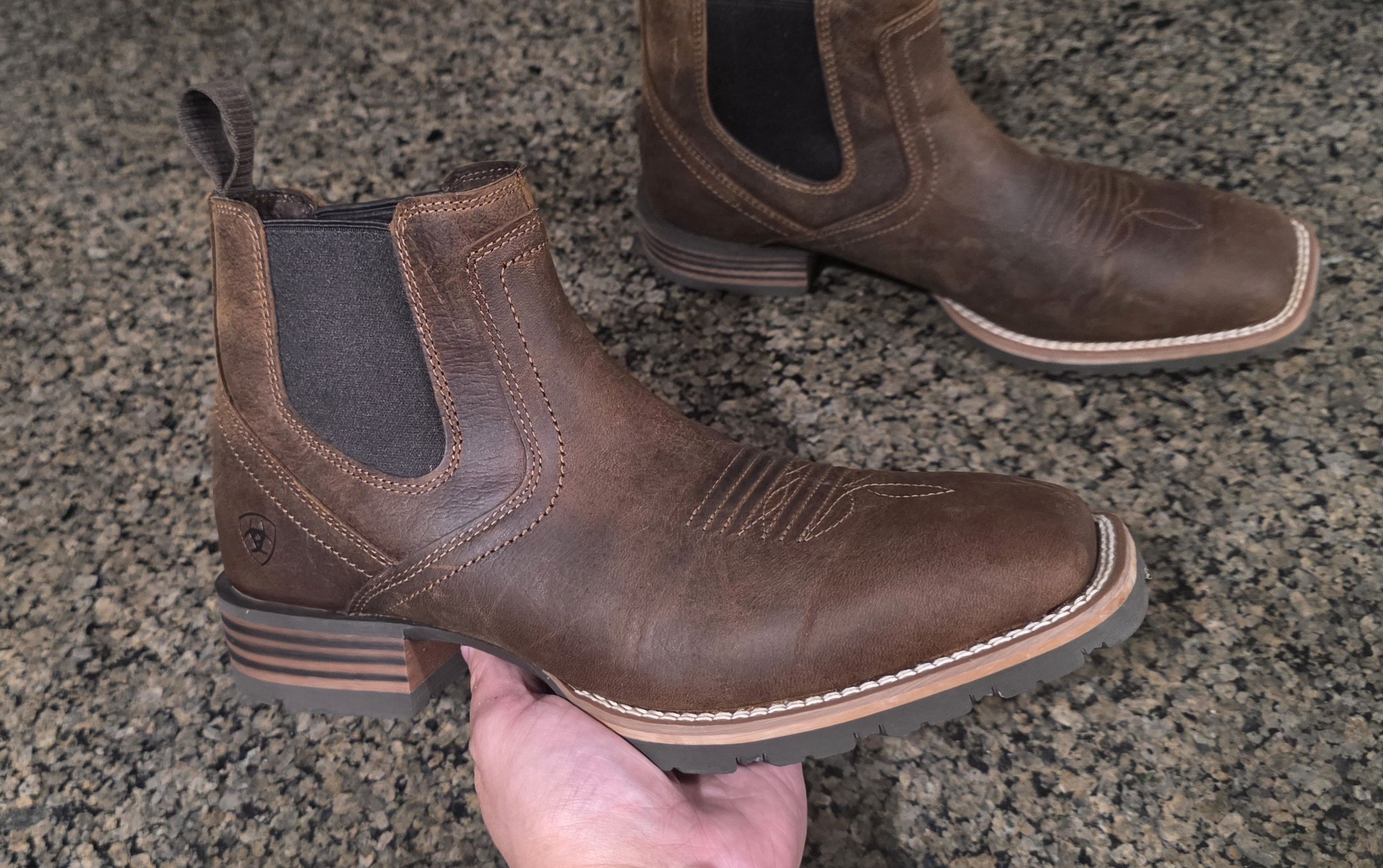 Ariat Ariat Hybrid Low Boy Western Boots Broad Square Toe 9 D Size US 9 / EU 42 - 10 Thumbnail