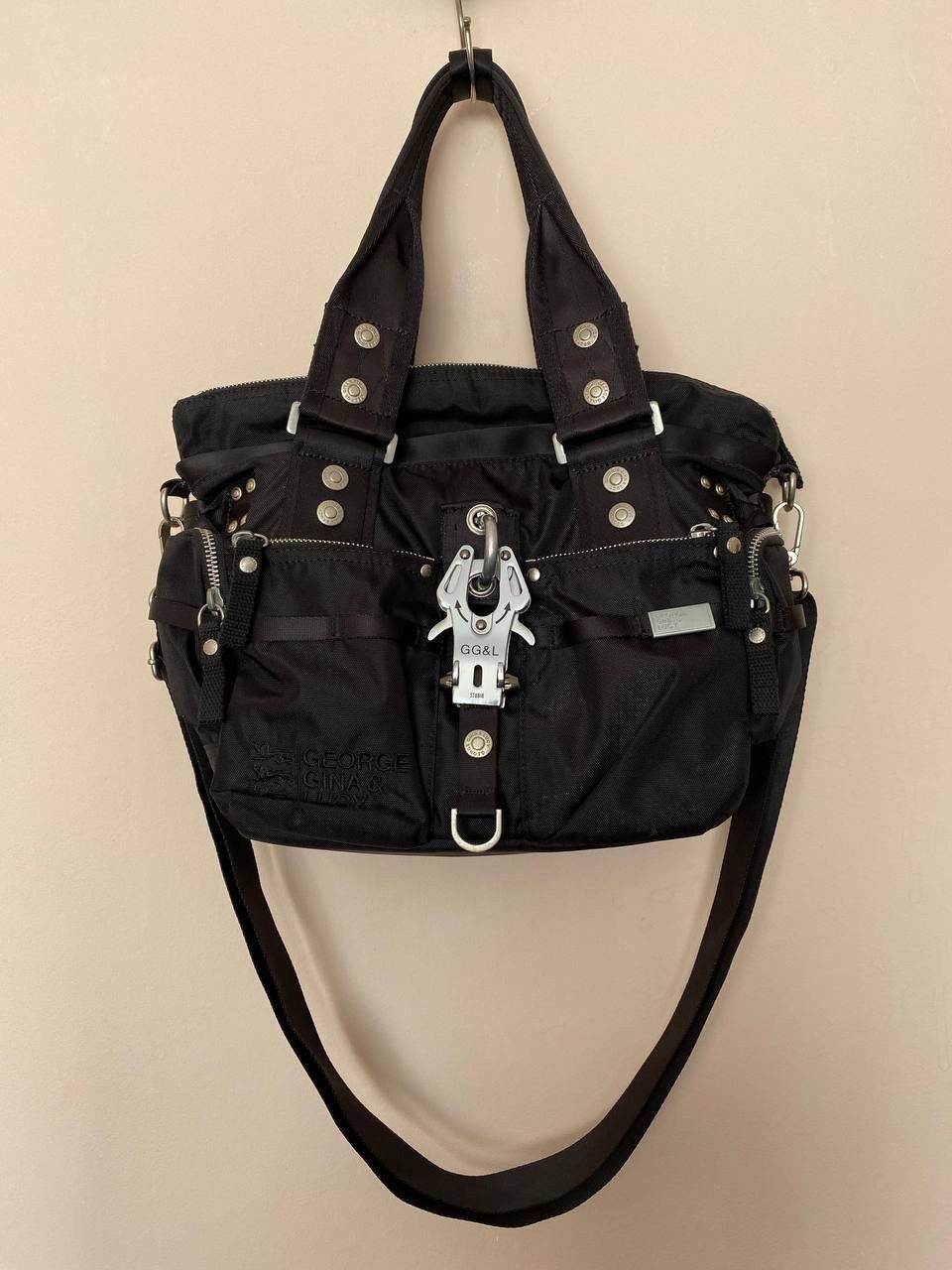 GGL nylon George Gina & Lucy 6ix bag Black Multipocket alyx