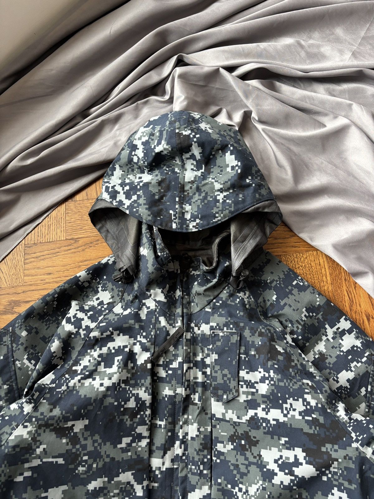 Goretex 2016 Digital Camo US Navy Parka Short Army Shell Jacket Size US S / EU 44-46 / 1 - 15 Thumbnail