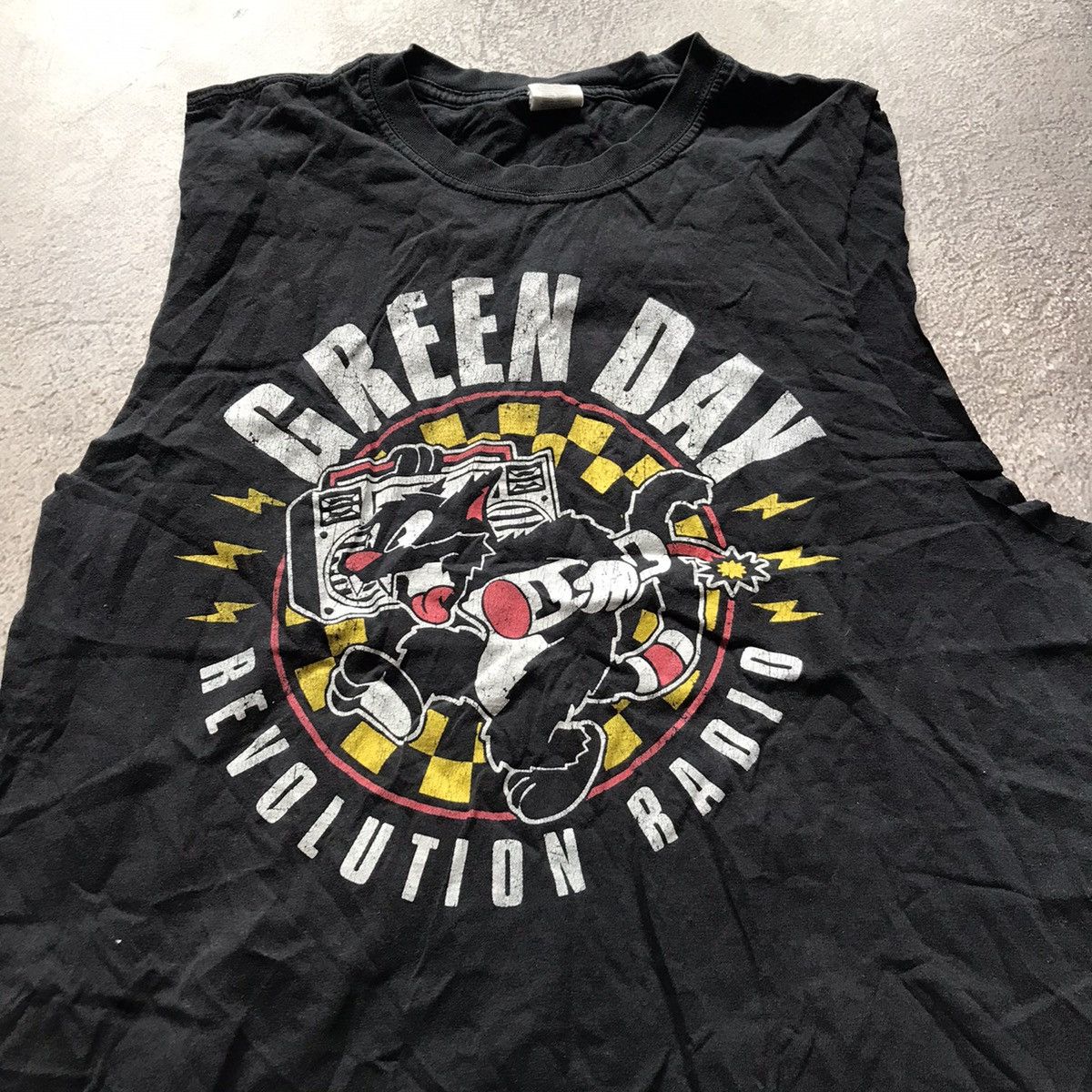 Vintage Vintage 90s Green Day Revolution Radio Graphic Tee Grunge M Size US M / EU 48-50 / 2 - 3 Thumbnail