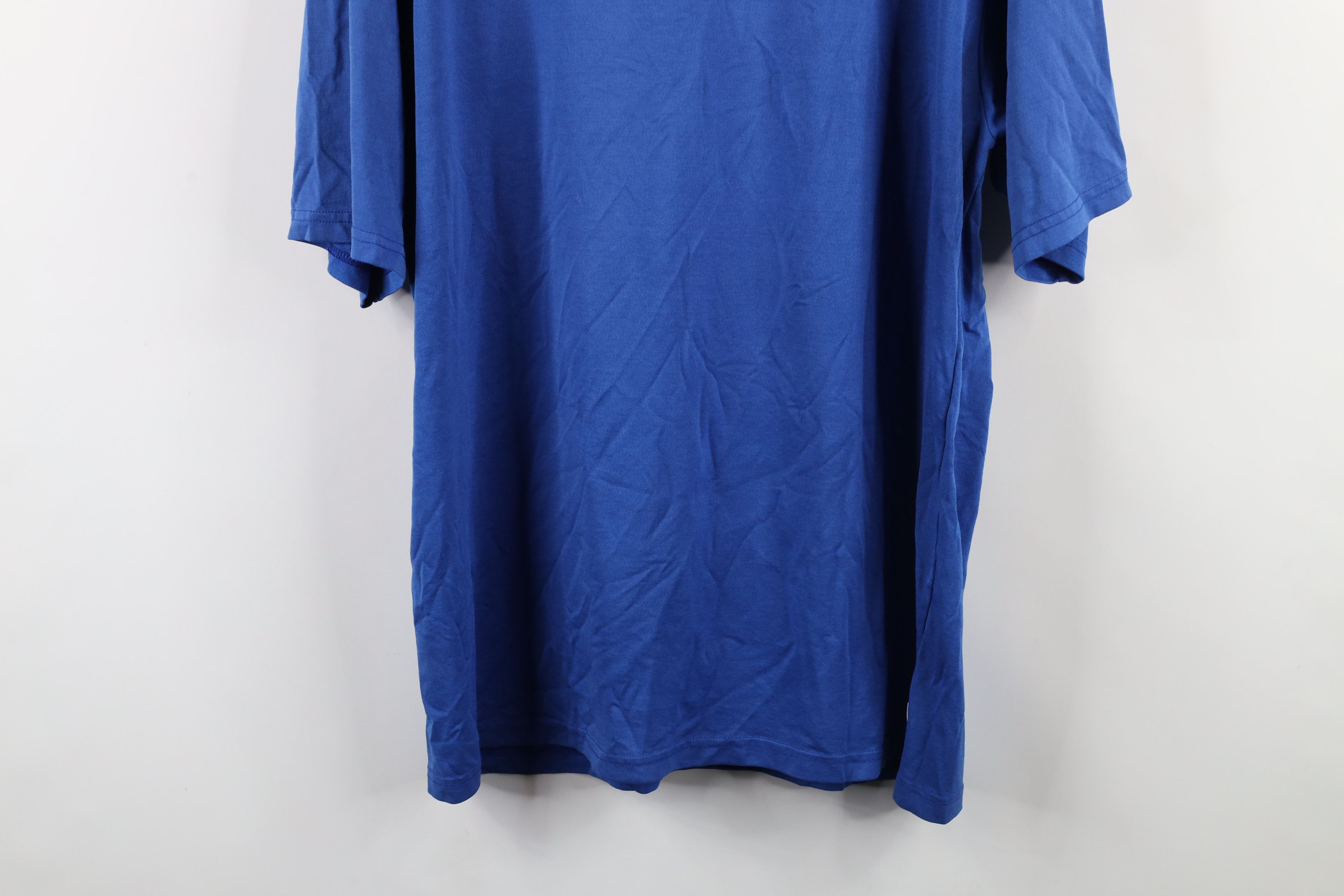 Nike × Vintage Vintage Y2K Nike Travis Scott Mini Swoosh Knit T-Shirt Size US L / EU 52-54 / 3 - 13 Thumbnail
