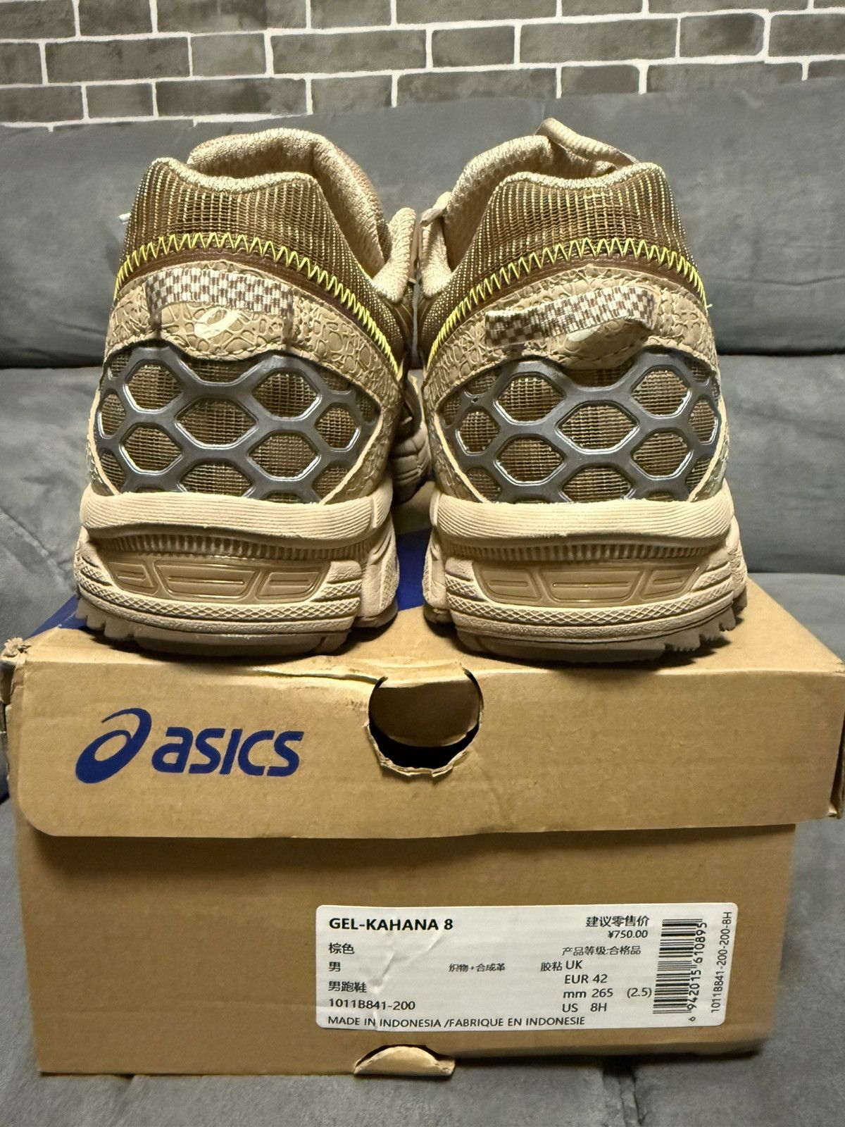 Asics ASICS Gel-Kahana 8 Trail Running Shoes– Size 8.5 (Worn Once) Size US 8.5 / EU 41-42 - 3 Thumbnail