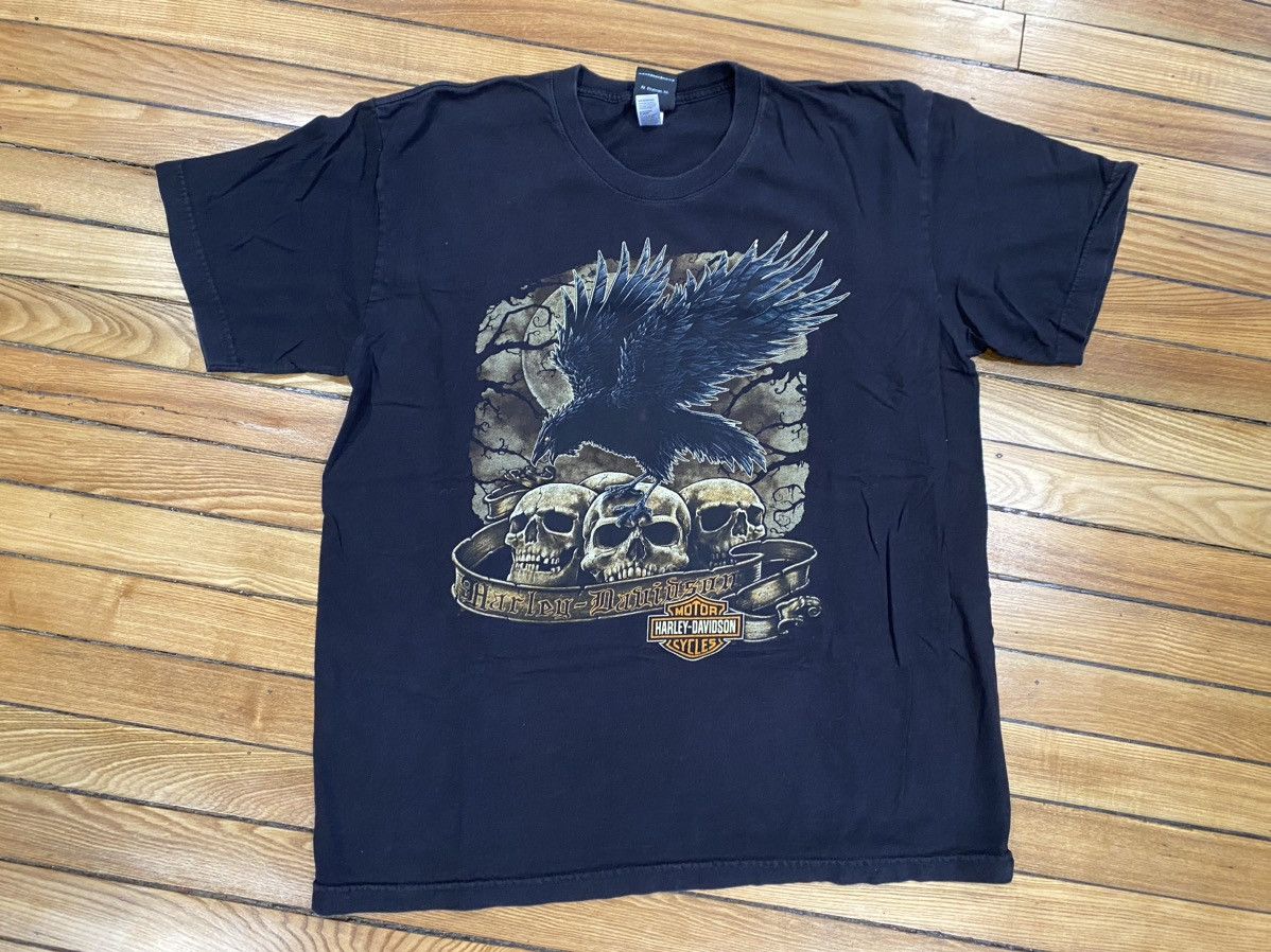 Harley Davidson × Vintage HD NY Tshirt XL Size US XL / EU 56 / 4 - 1 Thumbnail