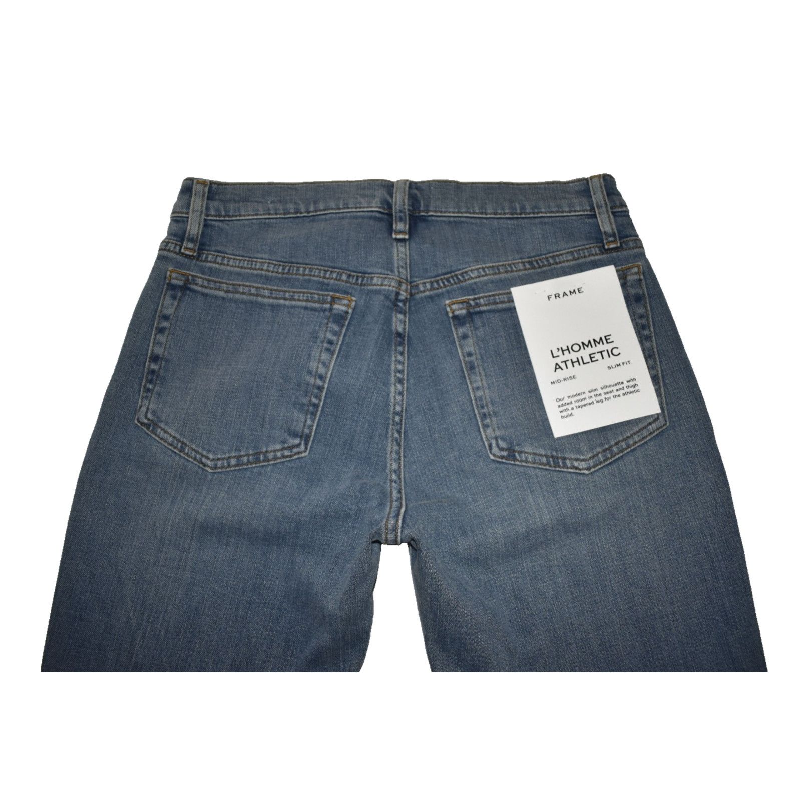 Frame NWT FRAME L Homme Athletic Mid Rise Slim Fit Jeans 30 $228 Size US 30 / EU 46 - 4 Thumbnail