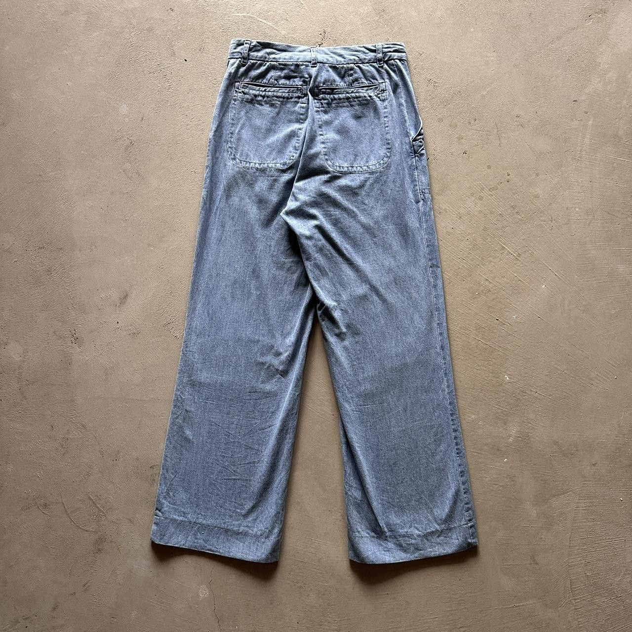 A.P.C. apc denim wide leg seaside jeans Size 27" / US 4 / IT 40 - 2 Thumbnail