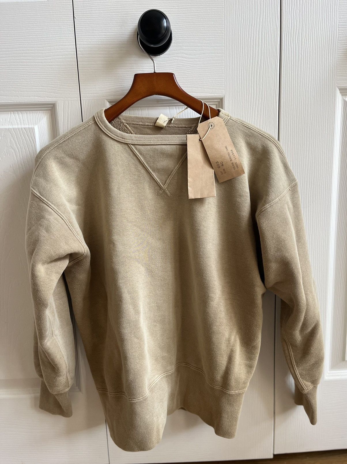 Taiga Takahashi Lot. 603 Bleached Camel Sweatshirt | Grailed