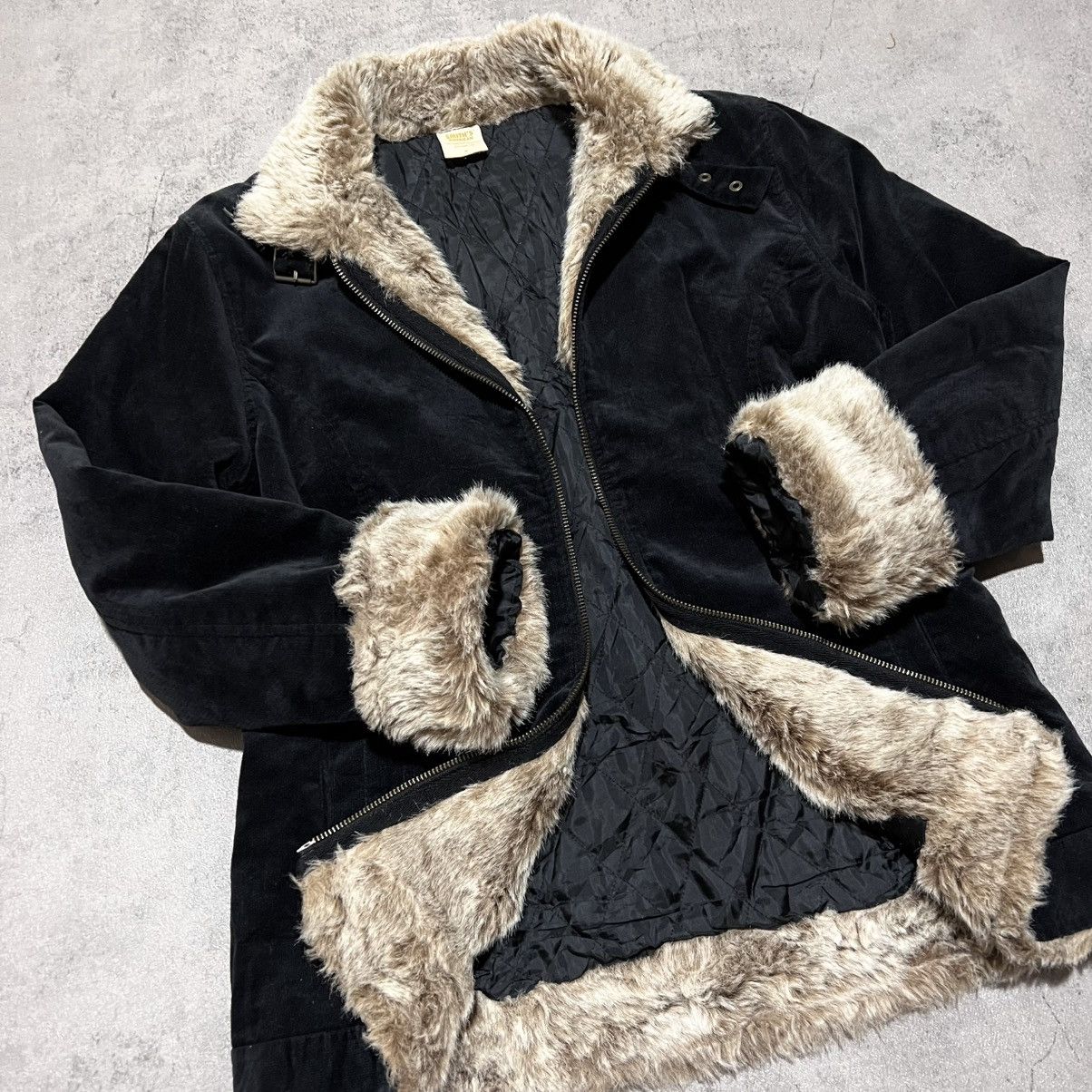 Smith's American Smith's American Fur Velour Goth Gyaru Vkei Style Jacket Size M / US 6-8 / IT 42-44 - 4 Thumbnail