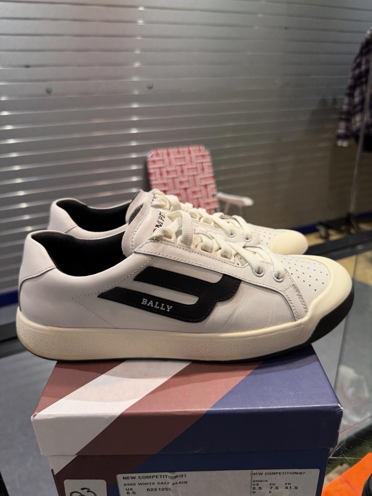 Bally Bally Shoes Mens Competition Leather Sneakers 8.5US Size US 8.5 / EU 41-42 - 1 Thumbnail