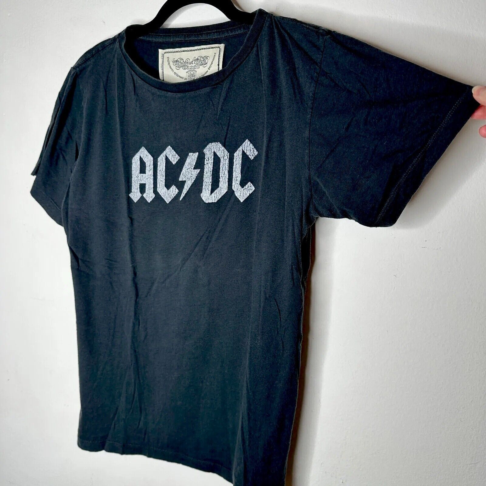 Other Buddhist Punk Black AC/DC Gray Graphic Short Sleeve Tee L Size L / US 10 / IT 46 - 1 Thumbnail