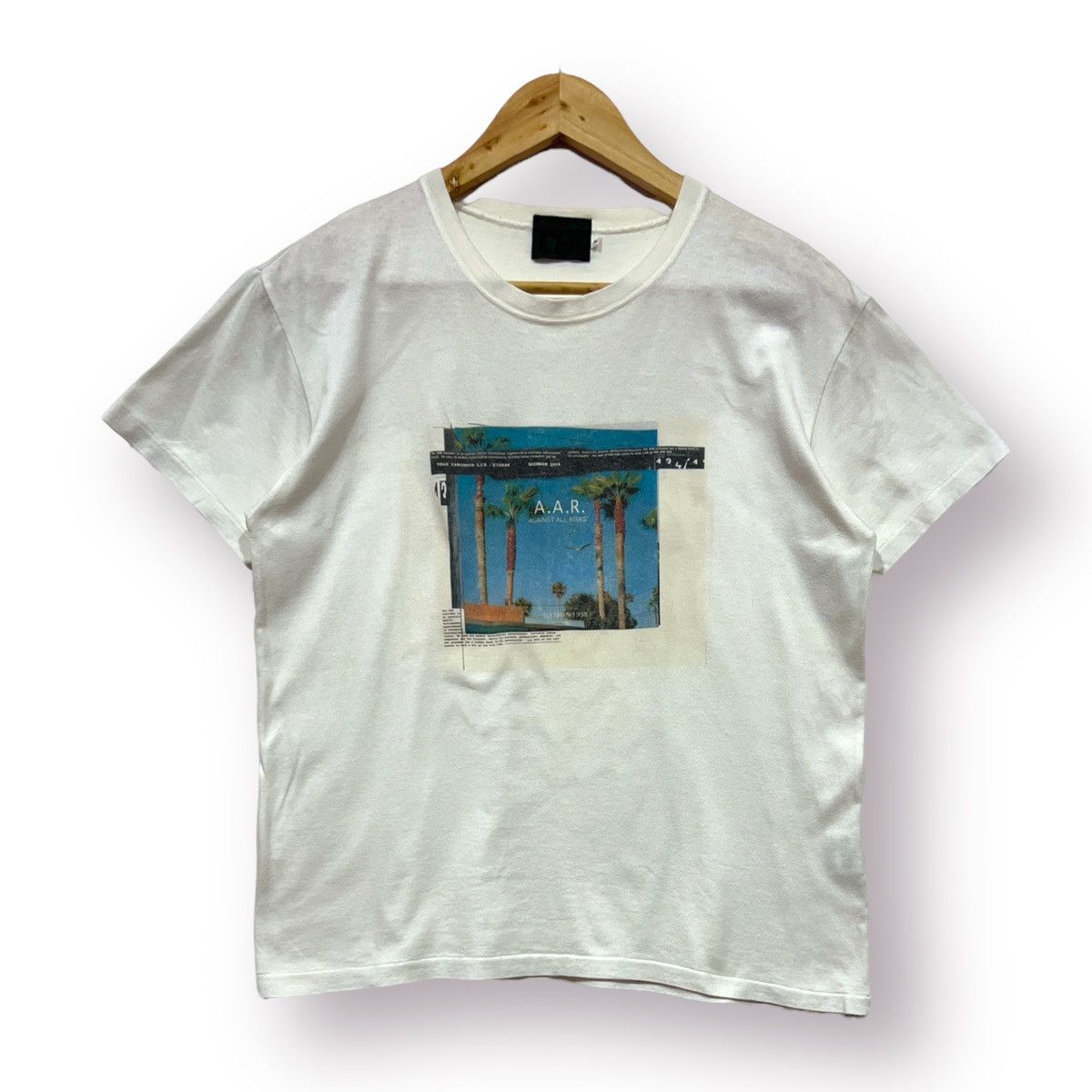 Japanese Brand 🔥VINTAGE YOHJI YAMAMOTO AGAINST ALL RISKS SUITMAN 1998 tee Size US S / EU 44-46 / 1 - 1 Thumbnail