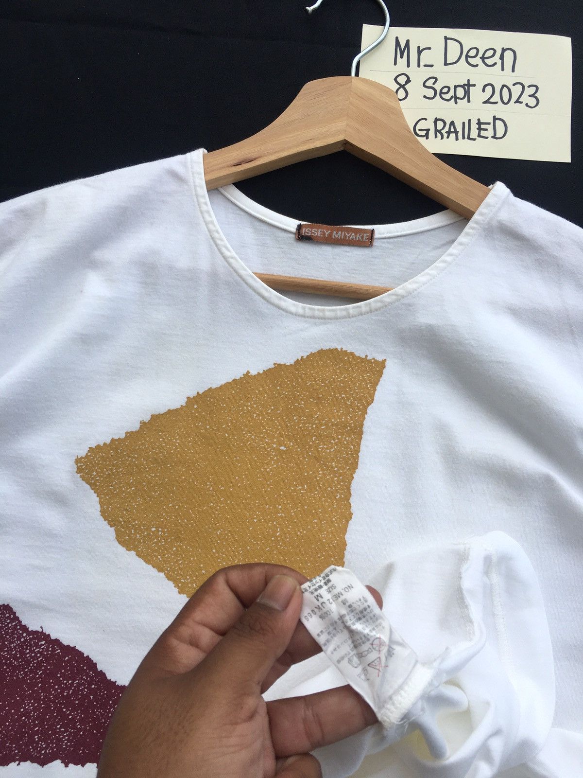Issey Miyake Rarest Vintage 90s Issey Miyake Art Paints Tshirt Size US M / EU 48-50 / 2 - 12 Thumbnail
