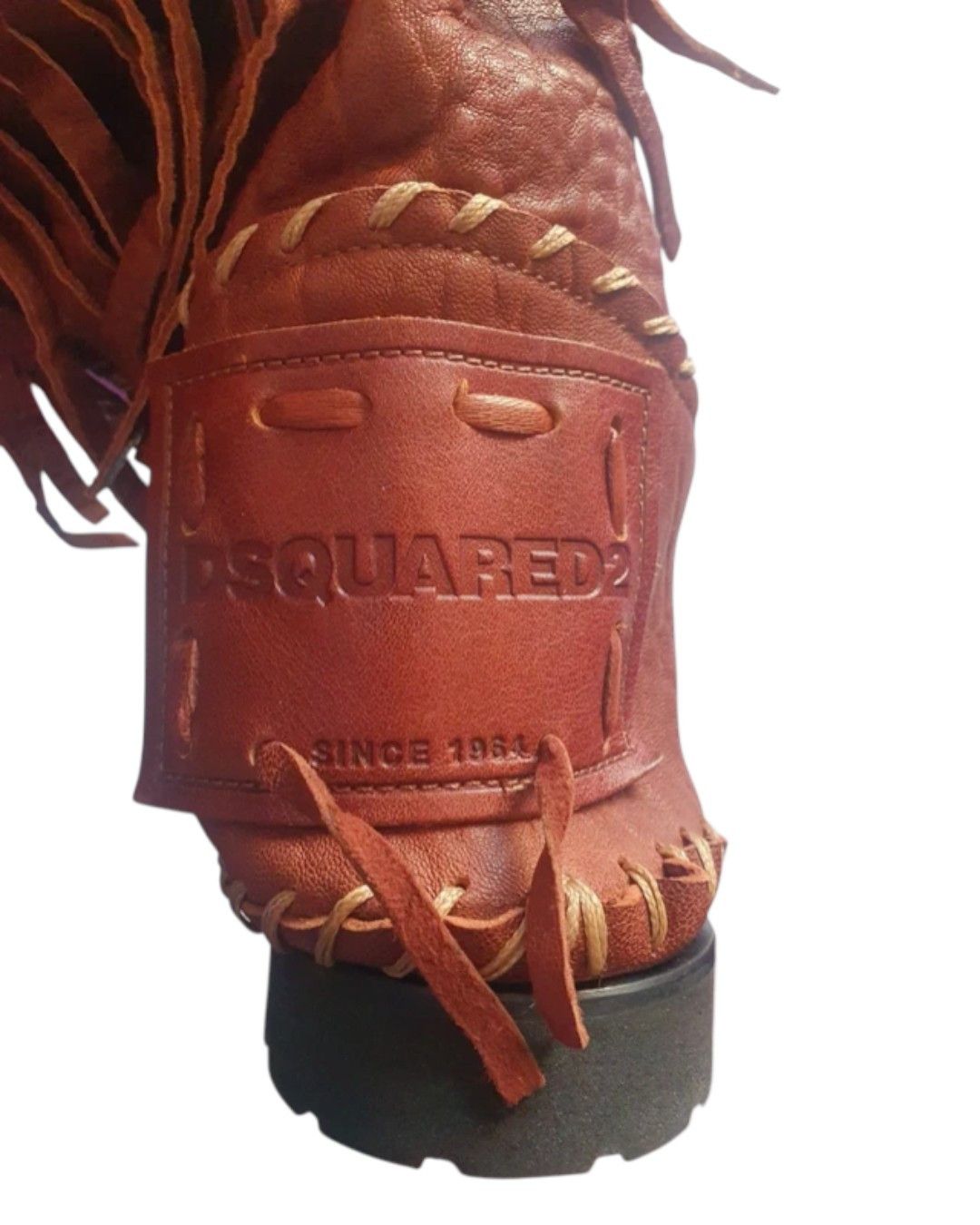 Dsquared2 LAMBSKIN LEATHER COWBOY BOOTS Size US 8 / EU 41 - 5 Thumbnail