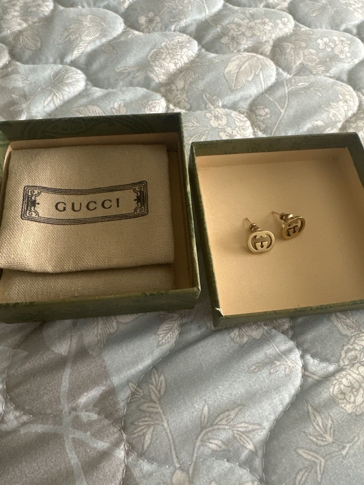 Gucci Gold Gucci Earrings Size ONE SIZE - 1 Thumbnail