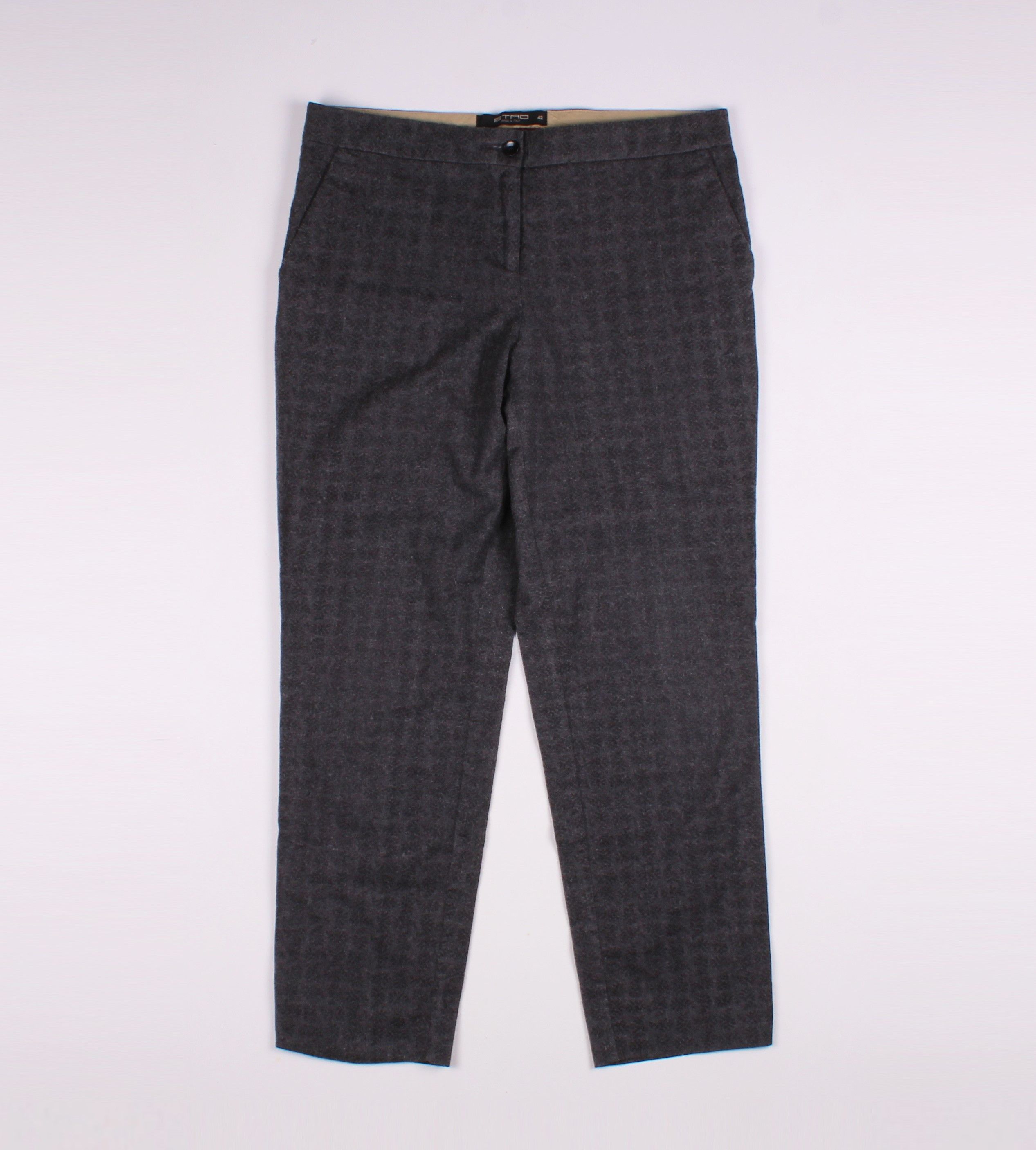パンツ ETRO Women Straight Pants WREA0033 99SADC6X0811 Brown Etro Straight Leg Pants - Brown, 9.25