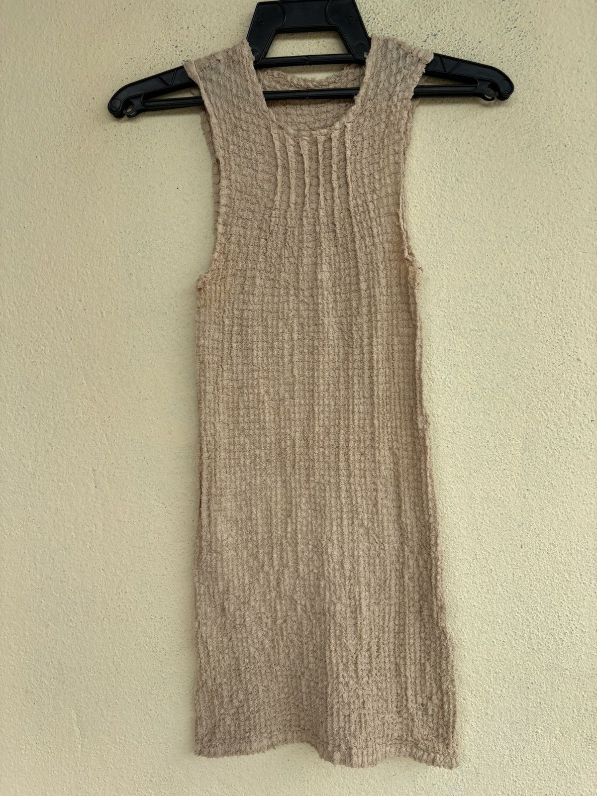 Plantation Strechable Pleated Bodycon Tank Top