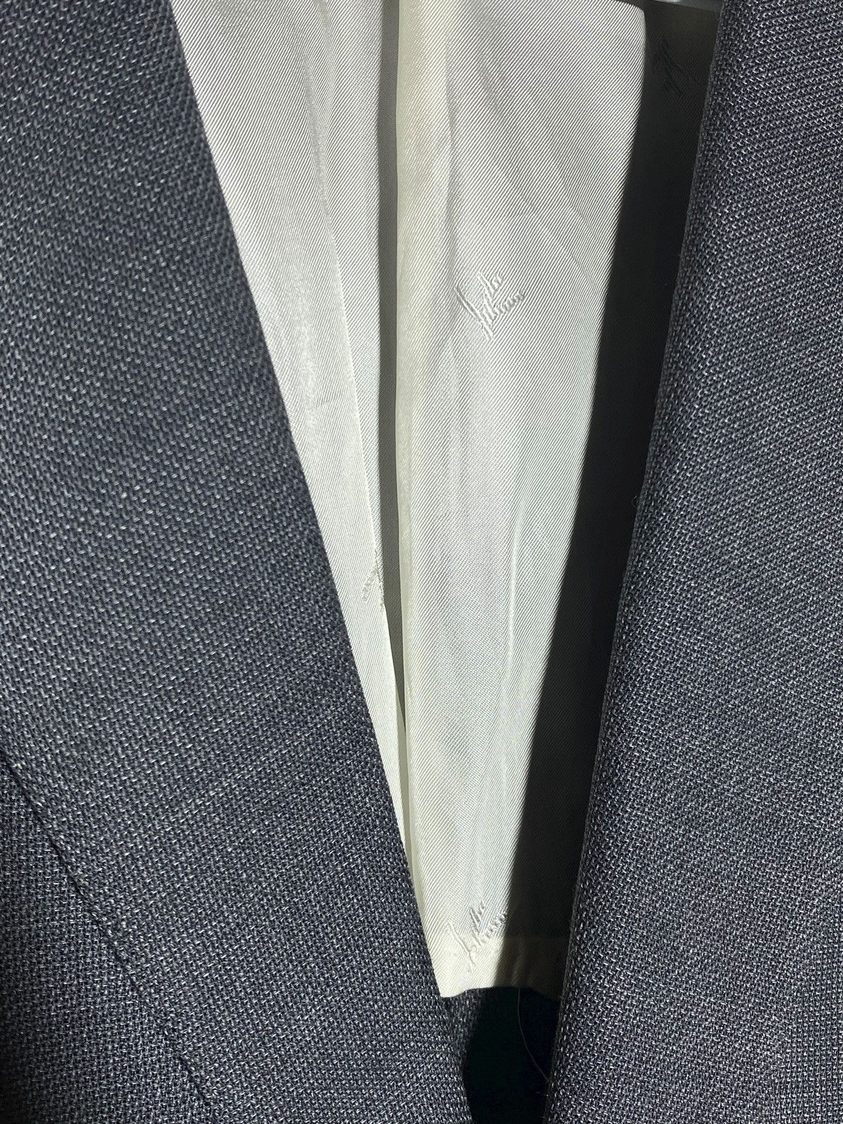 Isaia Isaia Napoli Wool Linen Silk Grey Suit Blazer Size US M / EU 48-50 / 2 - 13 Thumbnail