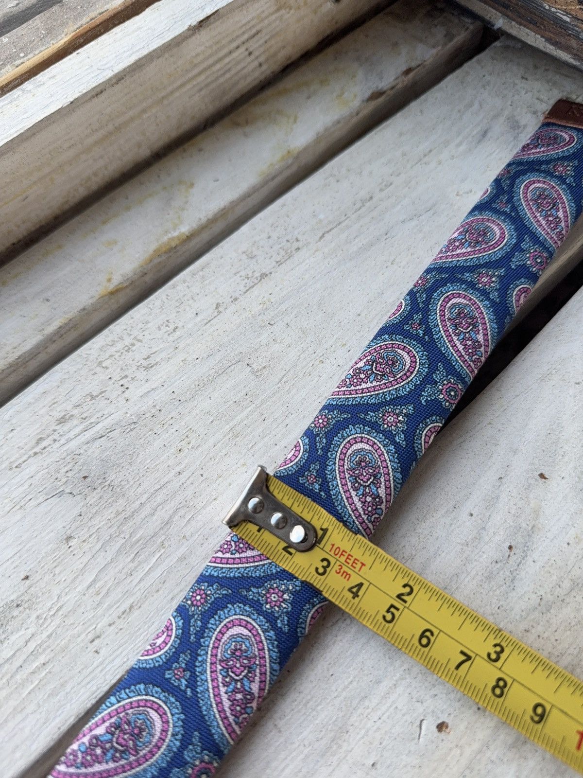 Vintage Vintage 90s Luxury Retro Barocco Style cotton belt Size ONE SIZE - 8 Thumbnail