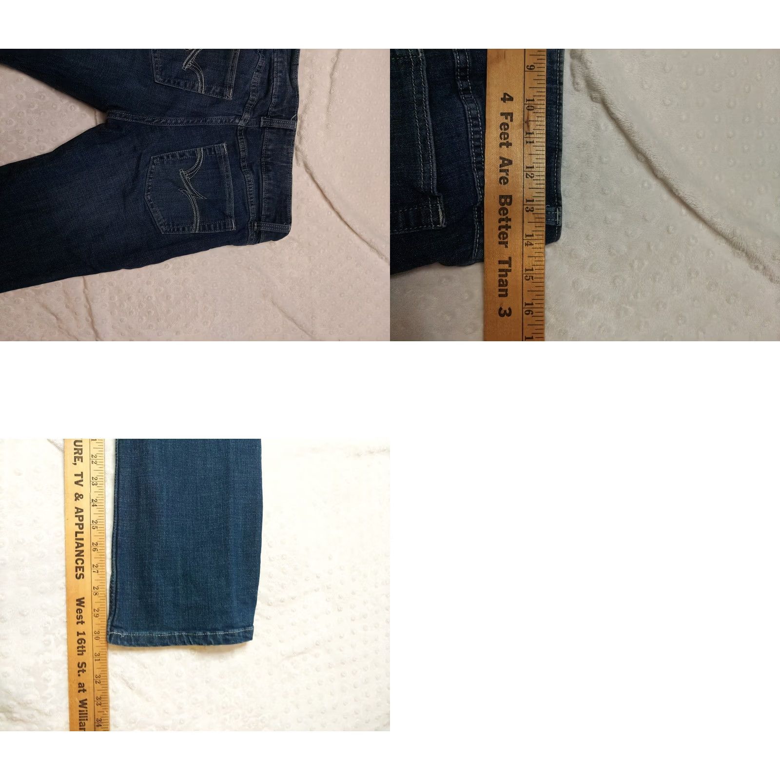 Wrangler Wrangler Jeans Bootcut Denim 5-Pocket Blue Medium Wash Stretch 28x30 Womens 7 Regular Size 28" / US 6 / IT 42 - 8 Thumbnail