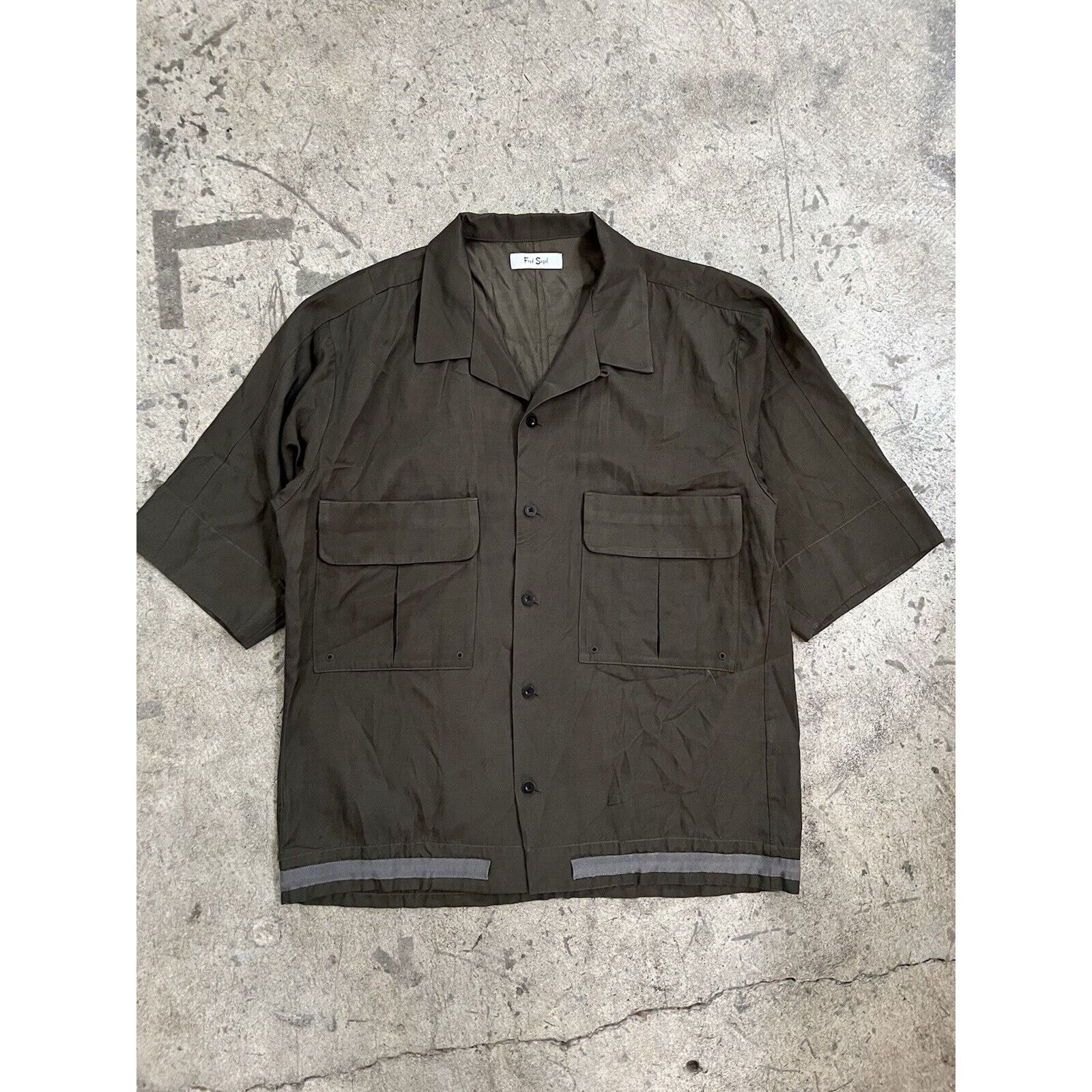 Fred Segal Fred Segal Loop Collator Pocket Military Inspired Shirt Rare Size US M / EU 48-50 / 2 - 1 Thumbnail