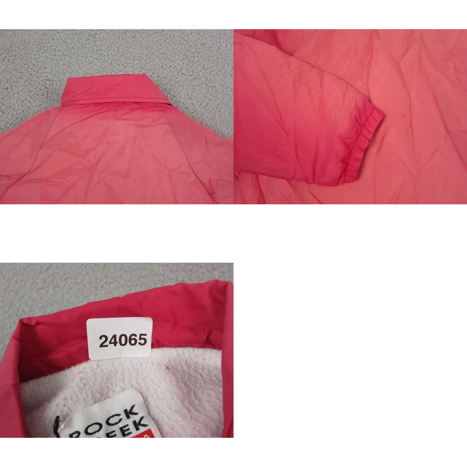 Coach VINTAGE Rock Creek Bomber Jacket Womens L Pink Satin 90s 80s USA Size L / US 10 / IT 46 - 9 Thumbnail