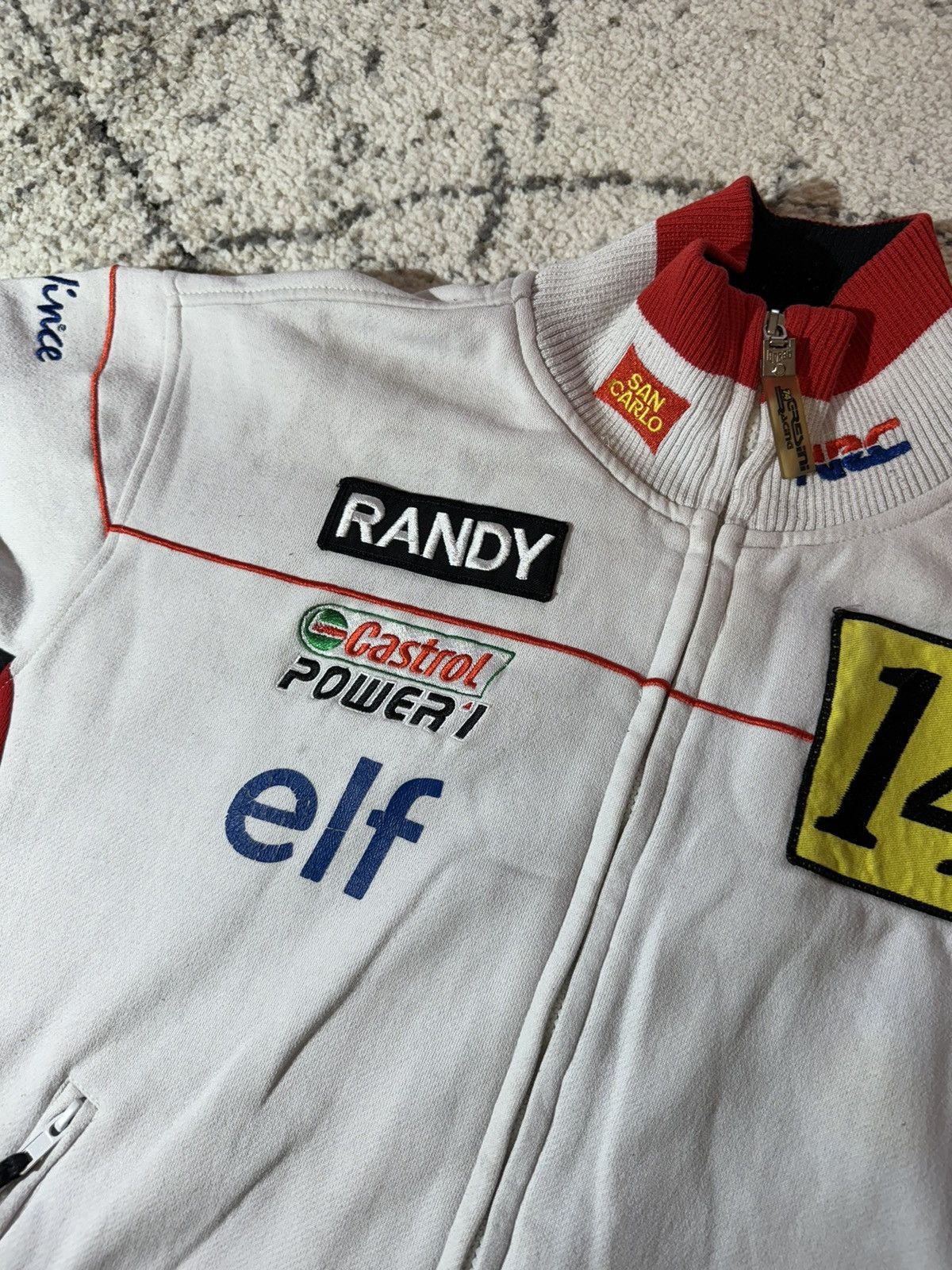 Formula 1 Honda Gresini Racing Patches Zip Hooded F-1 Team Playboy L Size US L / EU 52-54 / 3 - 6 Thumbnail