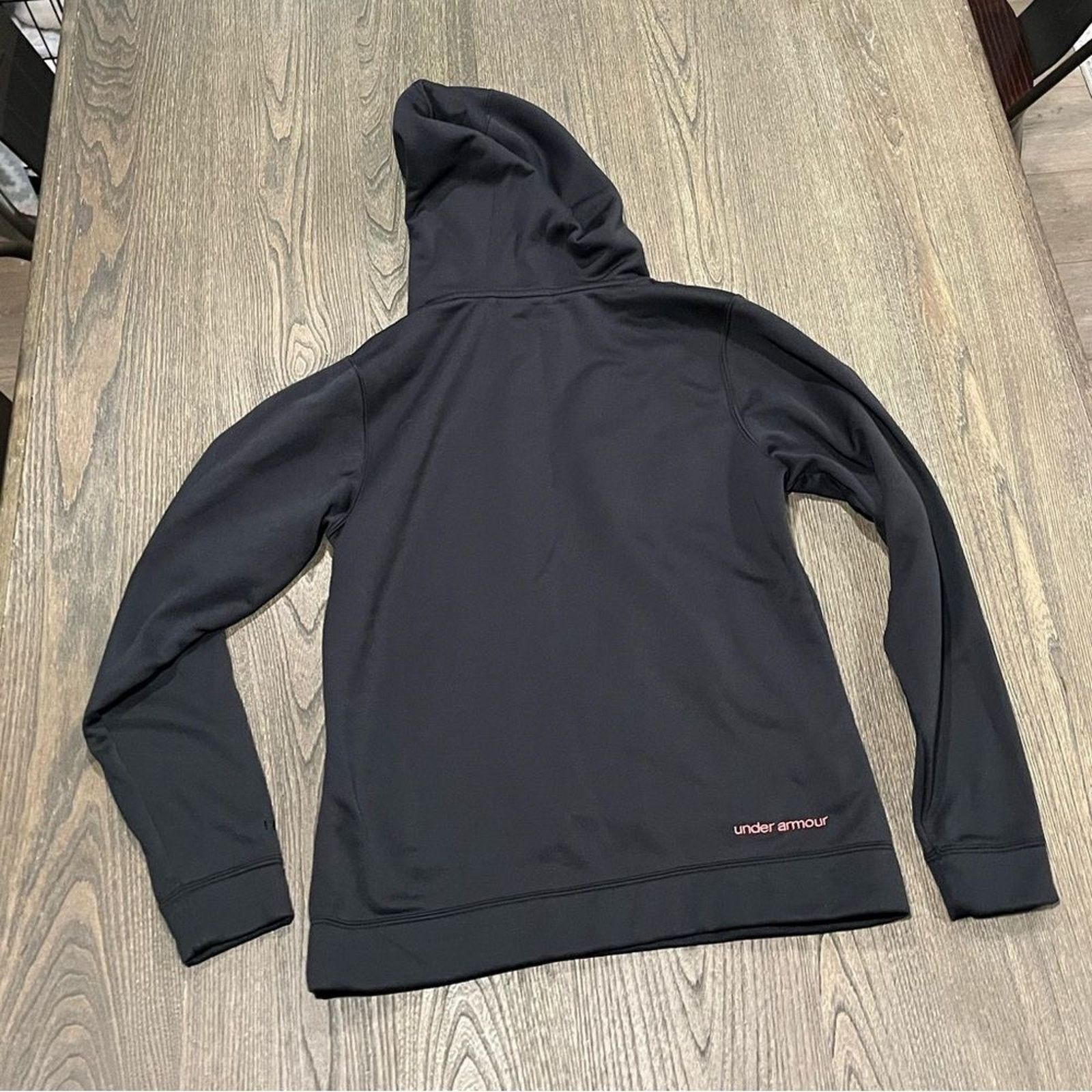 Columbia Under Armour Real Tree Black Pink Pullover Hoodie Size S Size S / US 4 / IT 40 - 3 Thumbnail