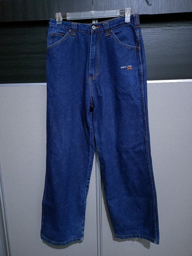 Triple 5 Soul Vintage Y2K Triple Five Soul Baggy Jeans W31 Size US 31 - 1 Thumbnail