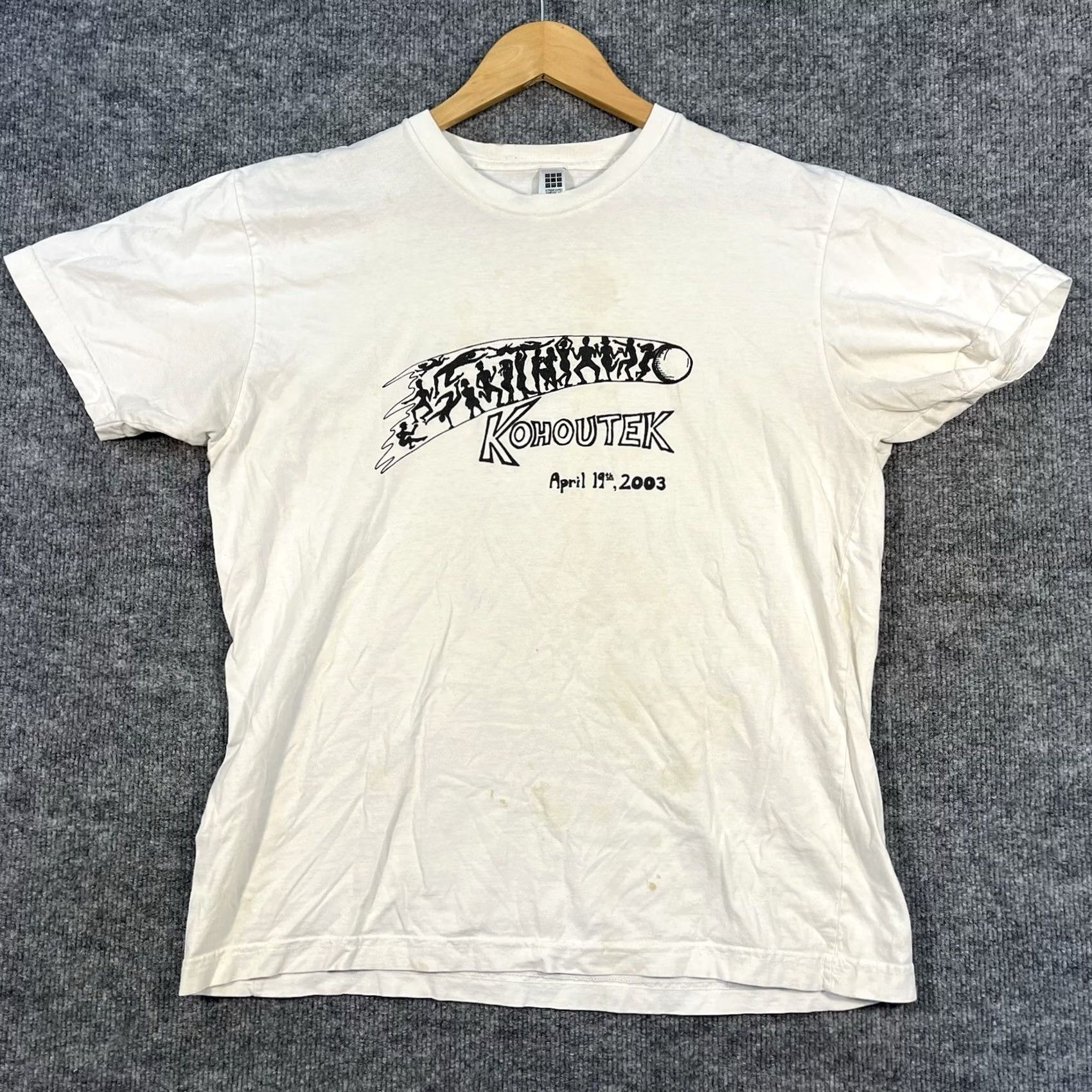 Vintage VINTAGE Slum Village Concert T-Shirt Large White Death By Stereo Tour Mens Size US L / EU 52-54 / 3 - 4 Thumbnail