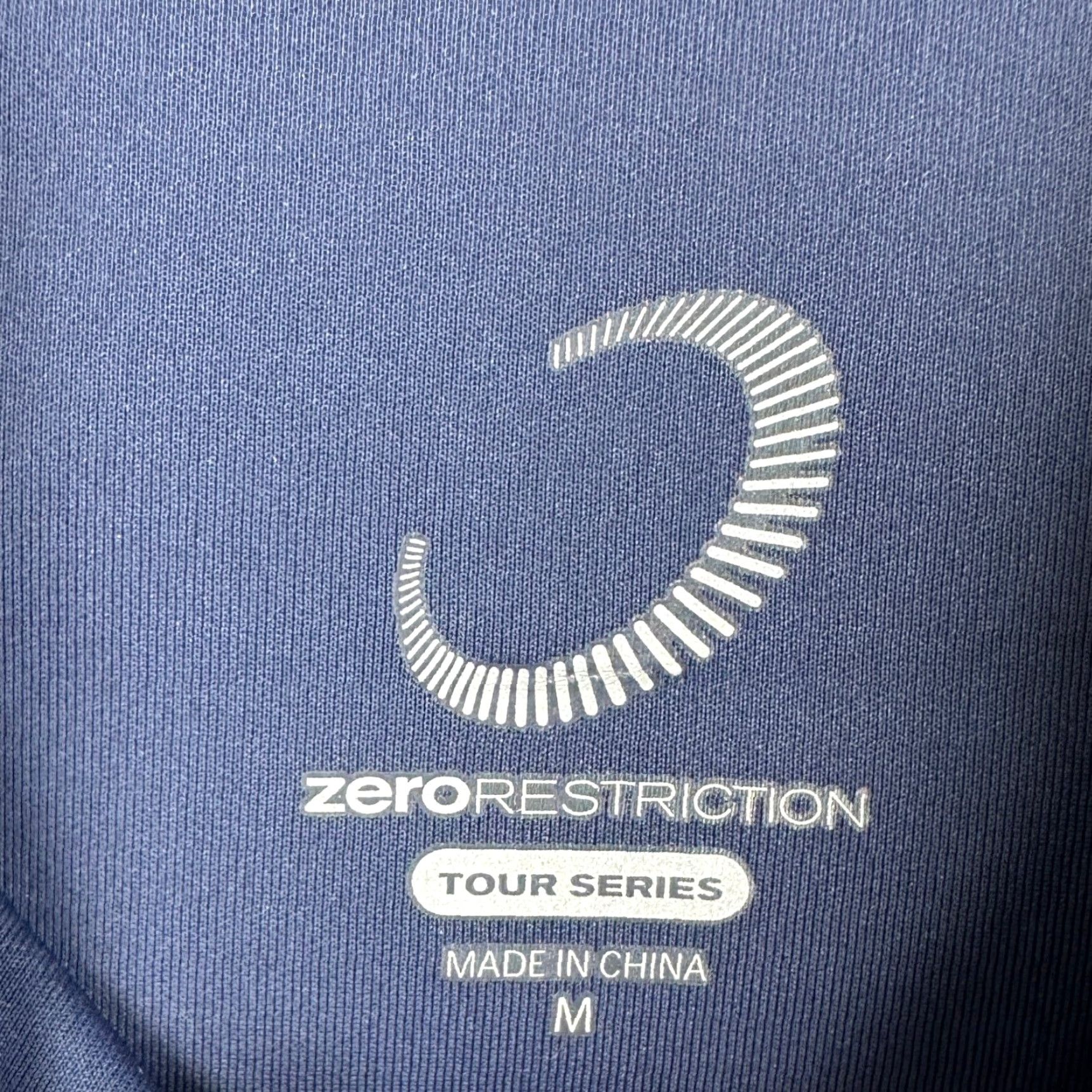 Vintage Zero Restriction Tour Series Sweatshirt Mens M Blue Golf Quarter Zip EUC Size US M / EU 48-50 / 2 - 4 Thumbnail