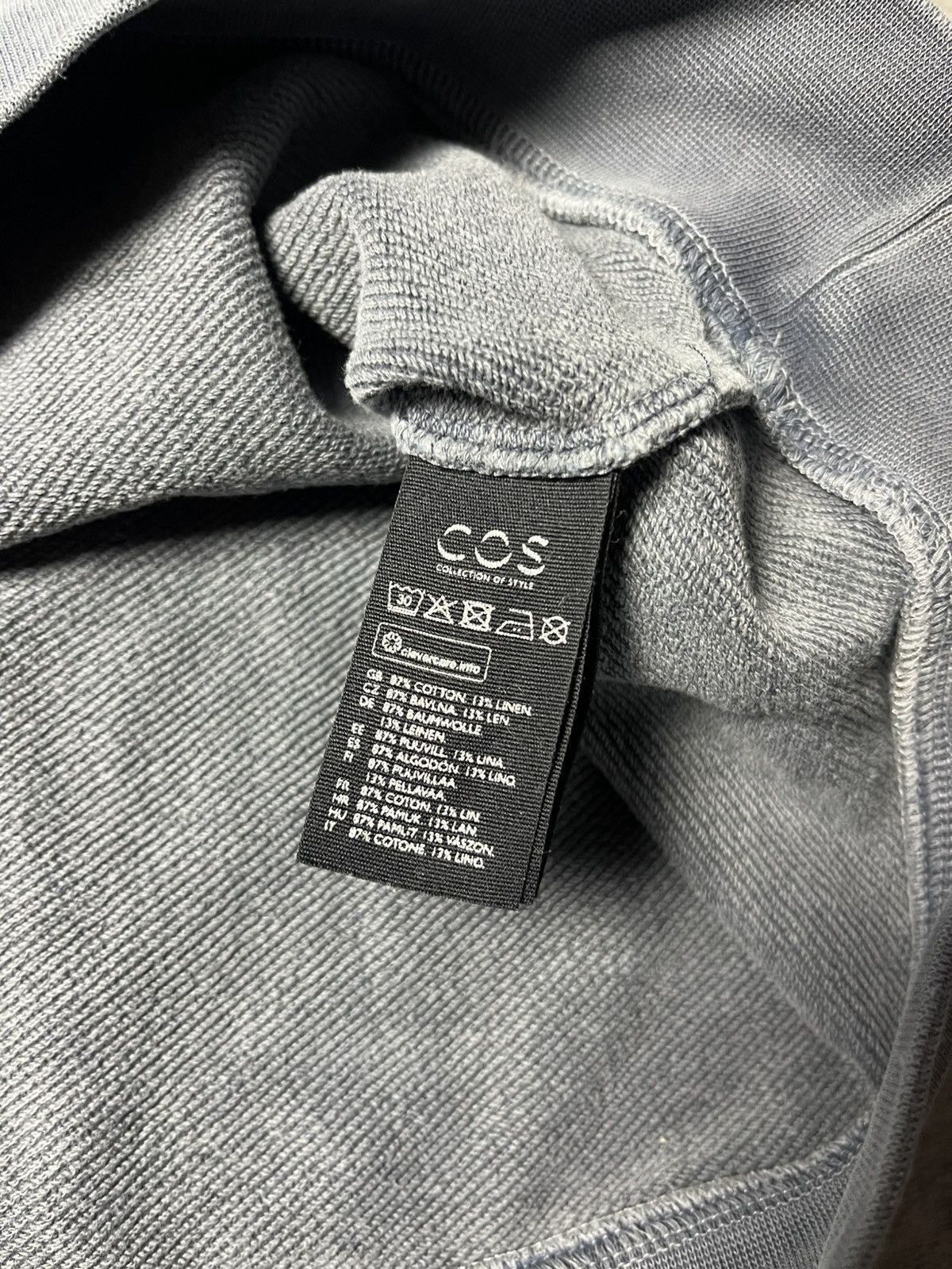 Cos Cos crew neck garments dyed sweatshirt size Large Size US L / EU 52-54 / 3 - 5 Thumbnail