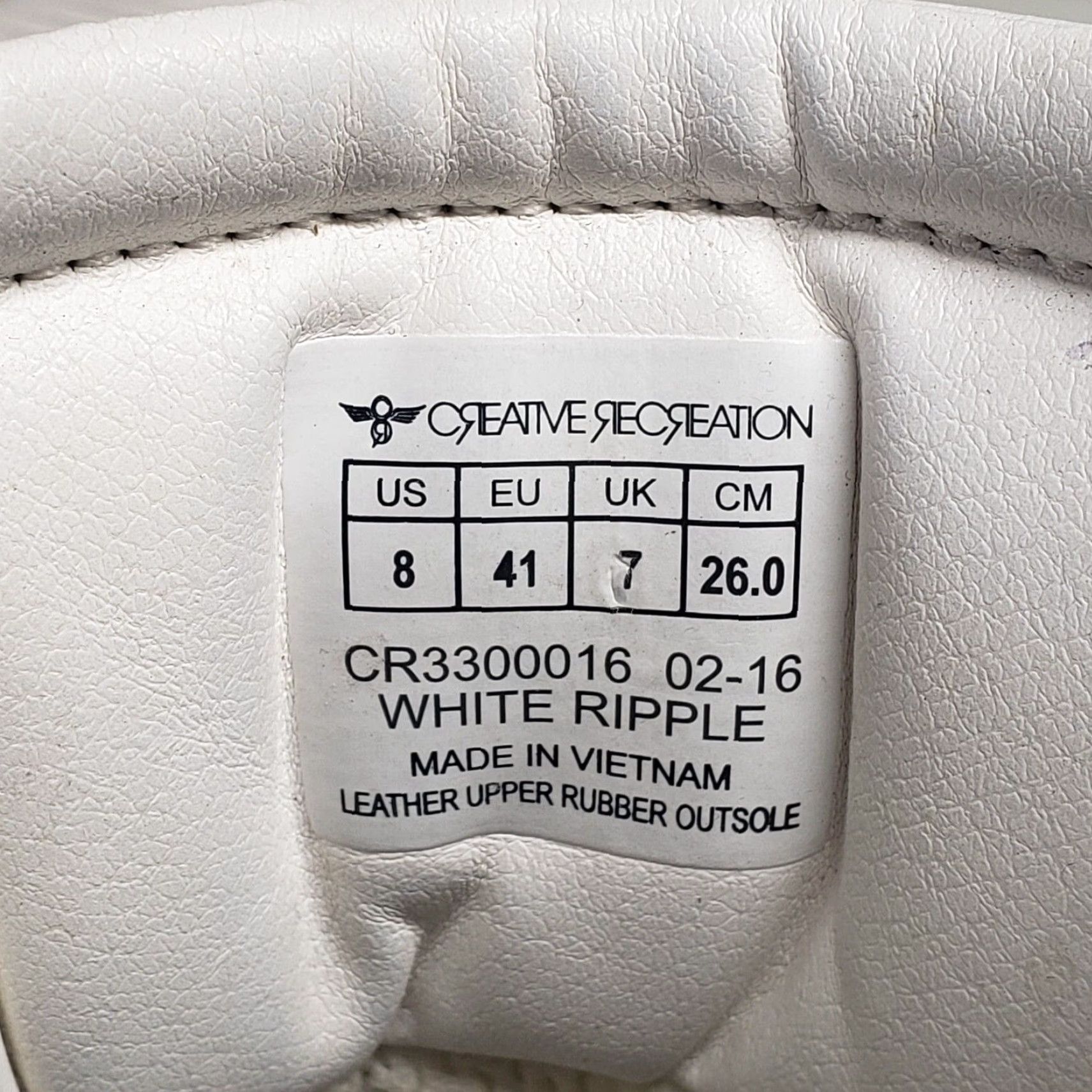 Vintage Creative Recreation Adonis High Top Zip Up Sneakers White Grey Men's Size 8 Size US M / EU 48-50 / 2 - 6 Thumbnail