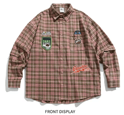 Japanese Brand × Vintage "Gasoline-Brown-L" Shirt Size US L / EU 52-54 / 3 - 1 Thumbnail