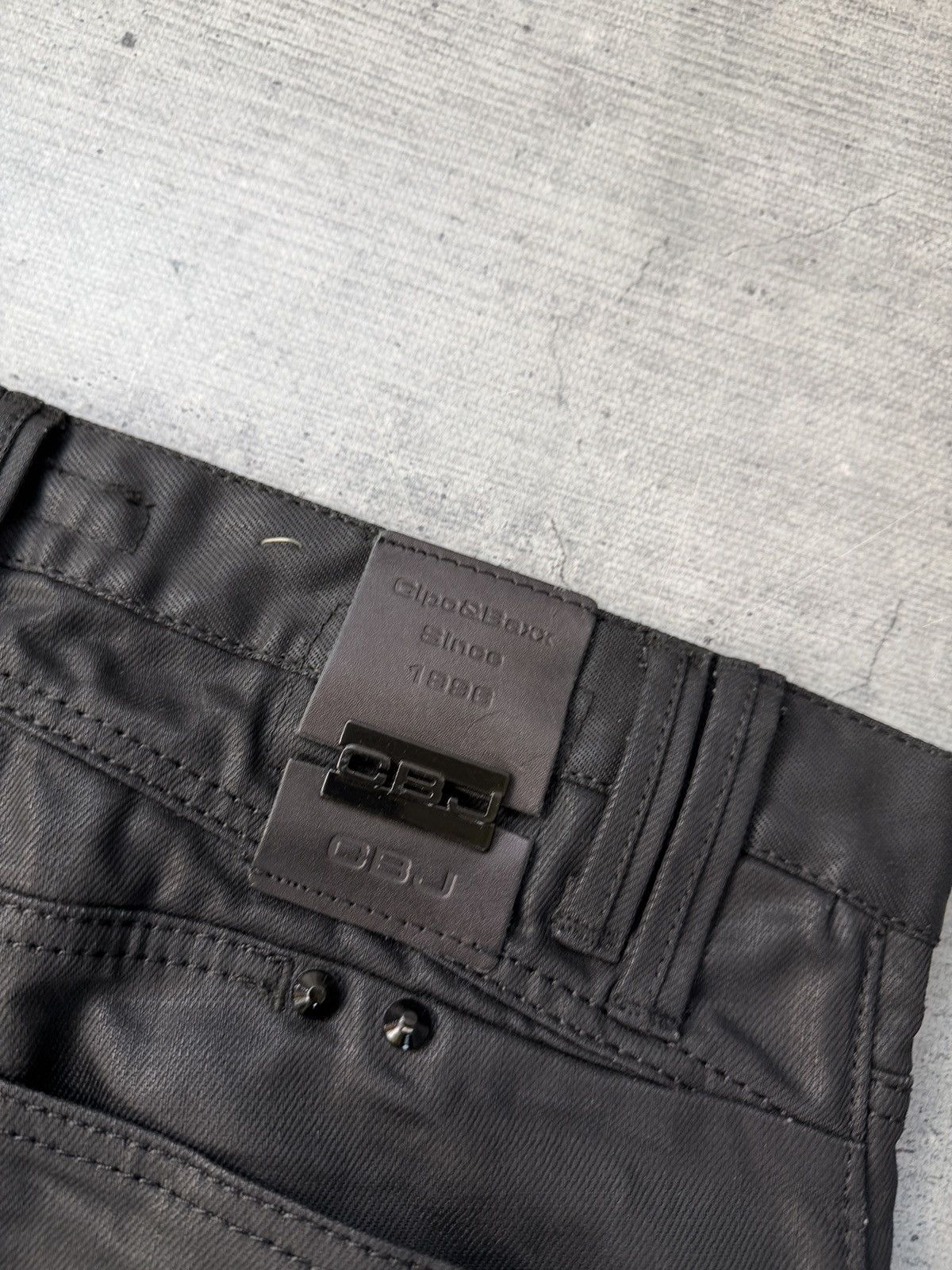 Japanese Brand Cipo & Baxx Jeans Dripp Waxed Embroidered Logo Ed Hardy Size US 31 - 5 Thumbnail