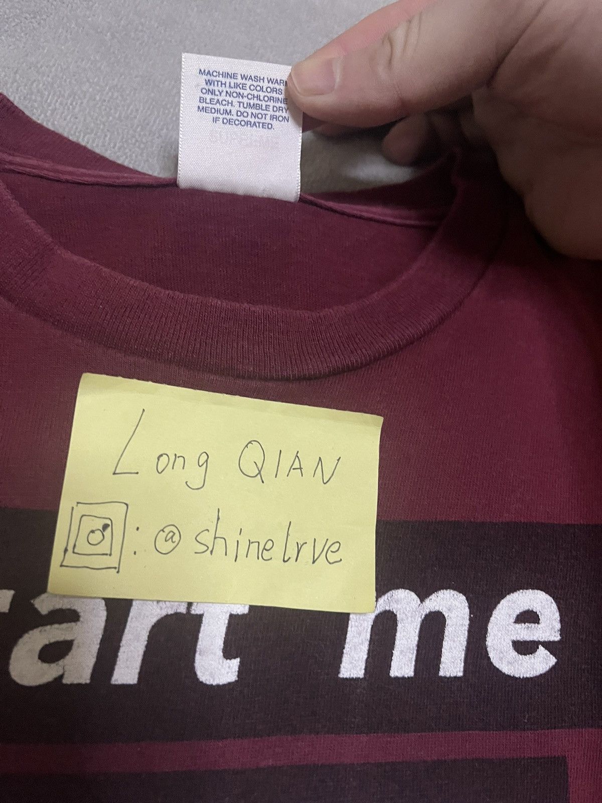 Supreme Supreme vintage bamn start me tee Size US M / EU 48-50 / 2 - 3 Thumbnail