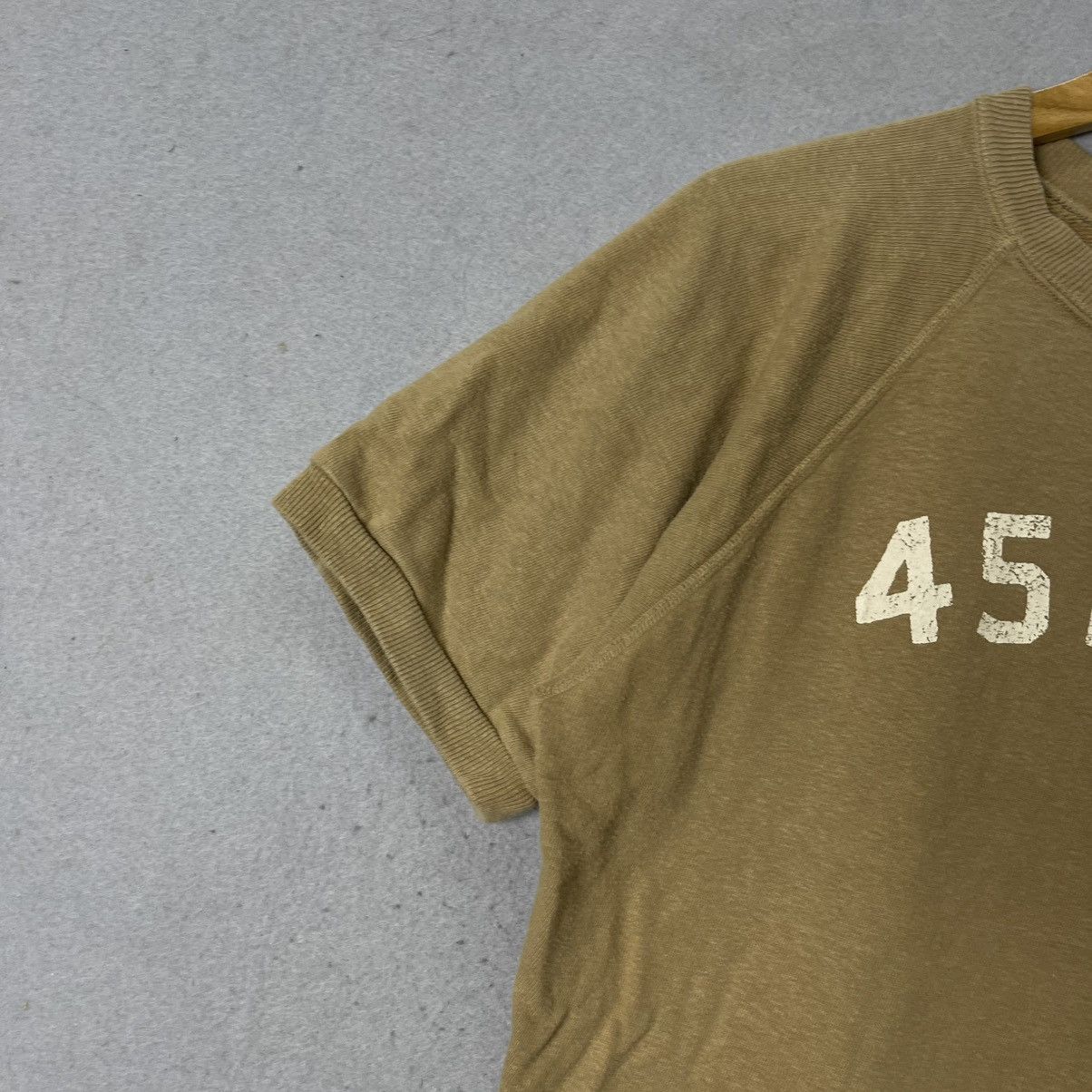 45rpm 45rpm NMD Short Sleeve Sweatshirt Beige Made in Japan Size US S / EU 44-46 / 1 - 5 Thumbnail